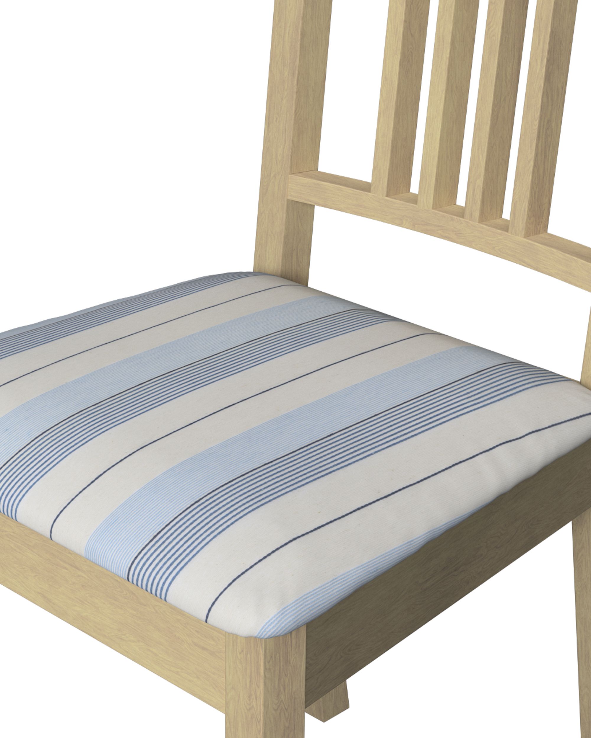Börje chair seat pad cover colour blue fabric structured, patterned (hover)