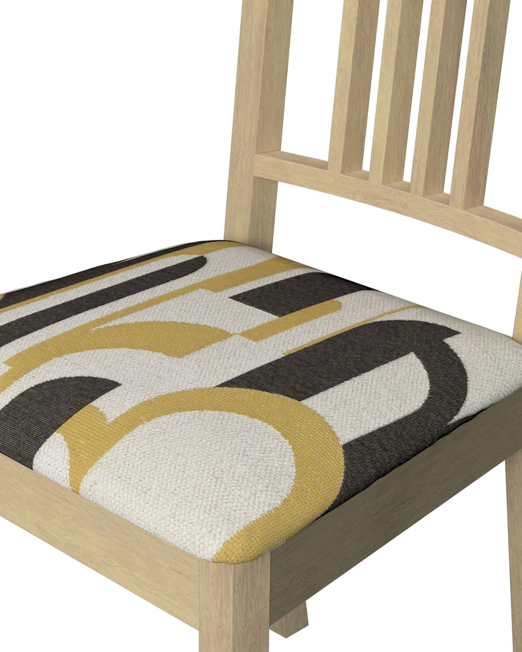 Börje chair seat pad cover colour multicolour fabric structured, patterned (hover)