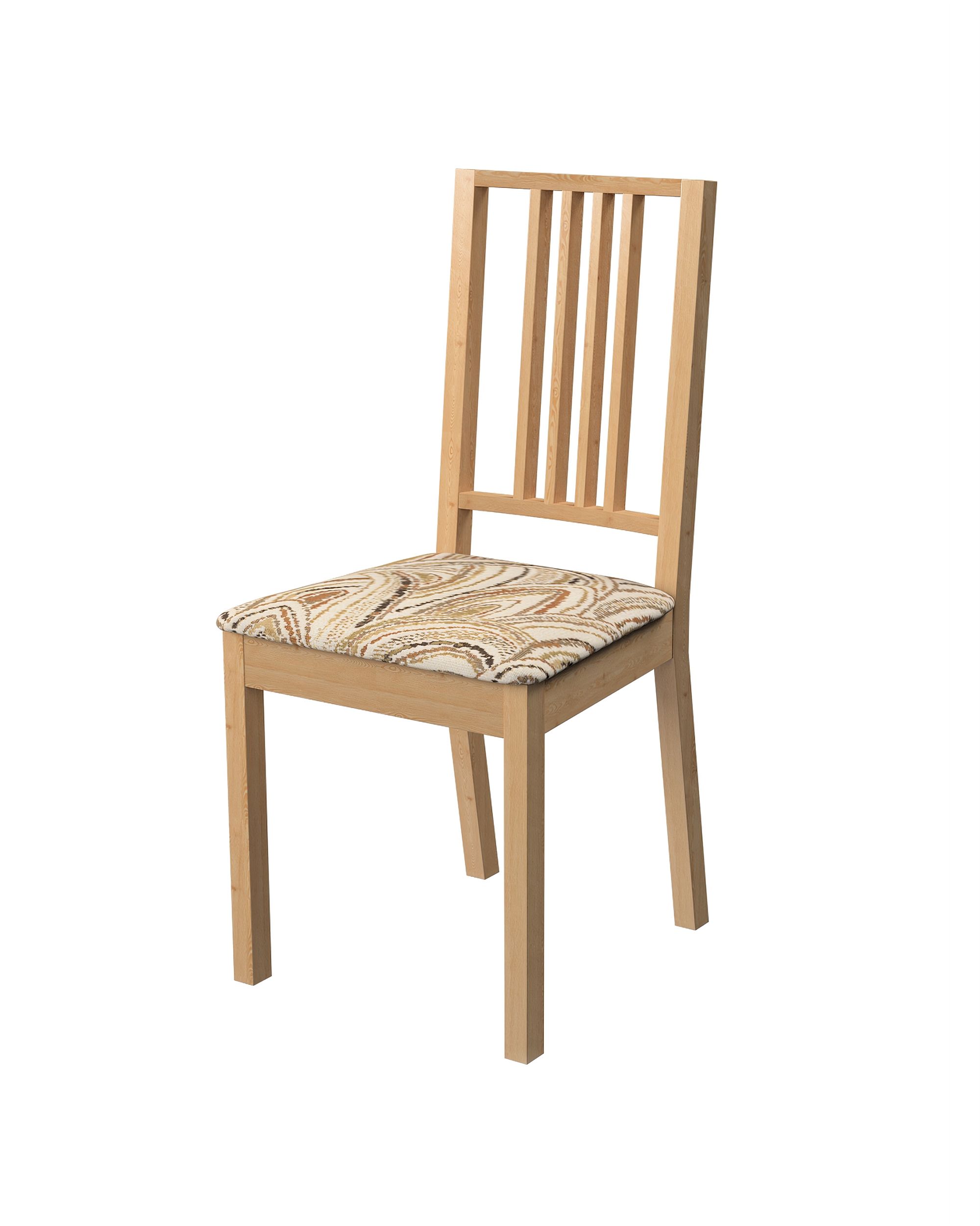 Börje chair seat pad cover colour beige fabric structured, patterned