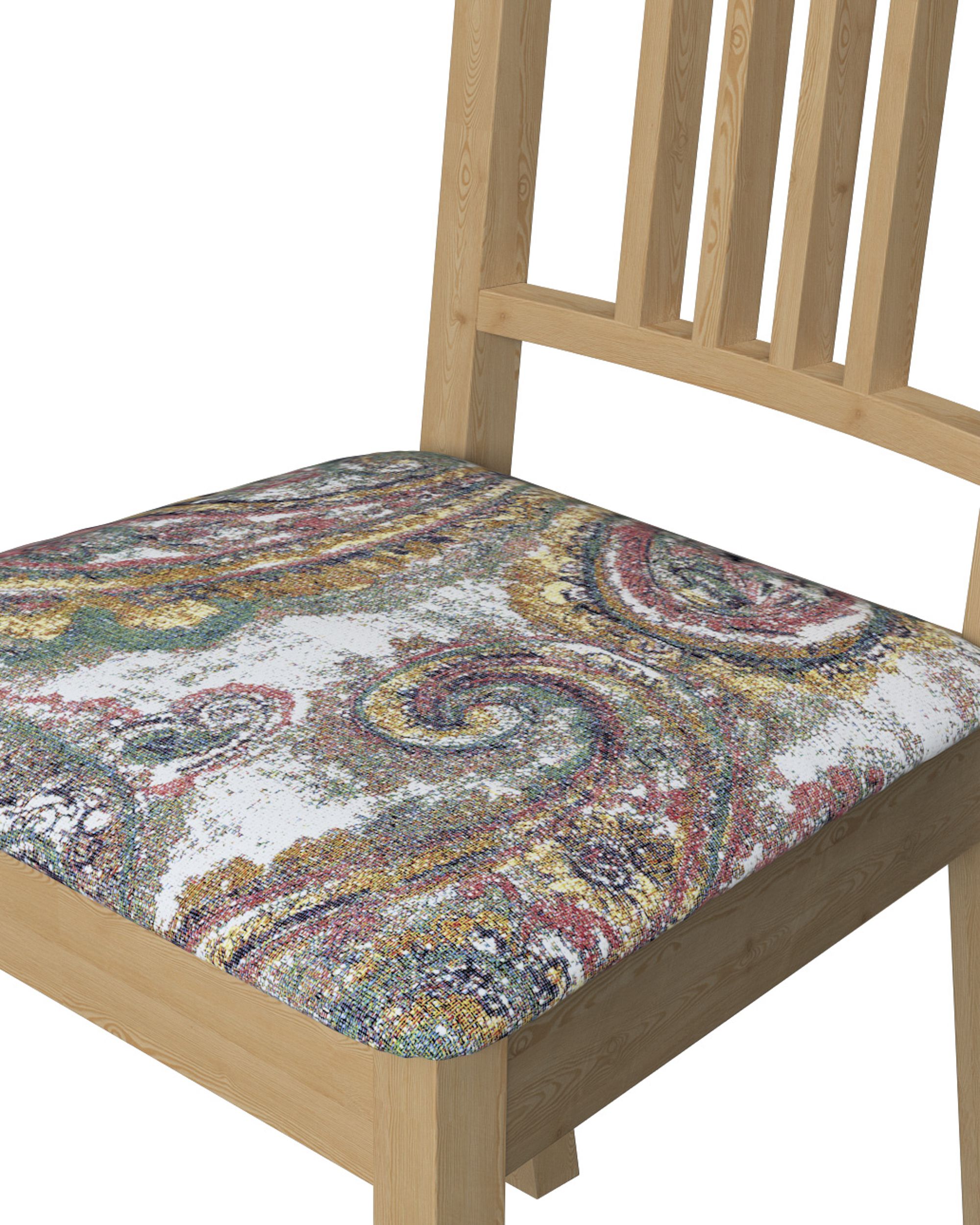 Börje chair seat pad cover colour multicolour fabric structured, patterned (hover)