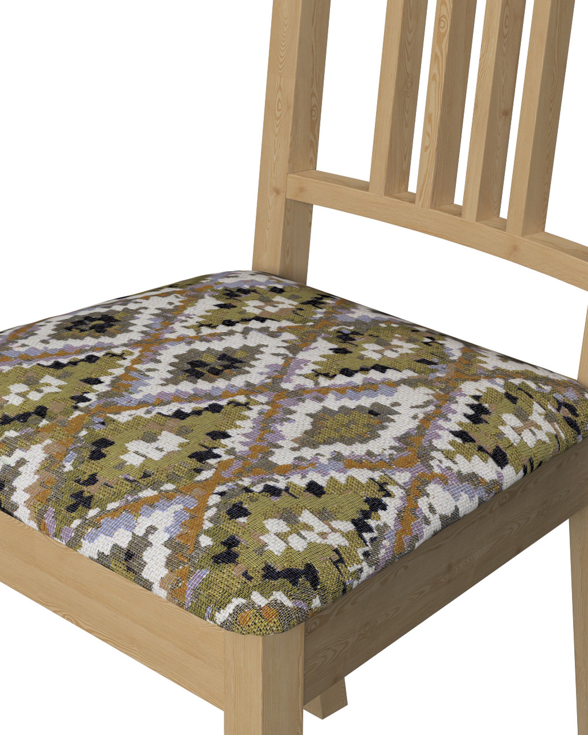 Börje chair seat pad cover colour multicolour fabric structured, patterned (hover)