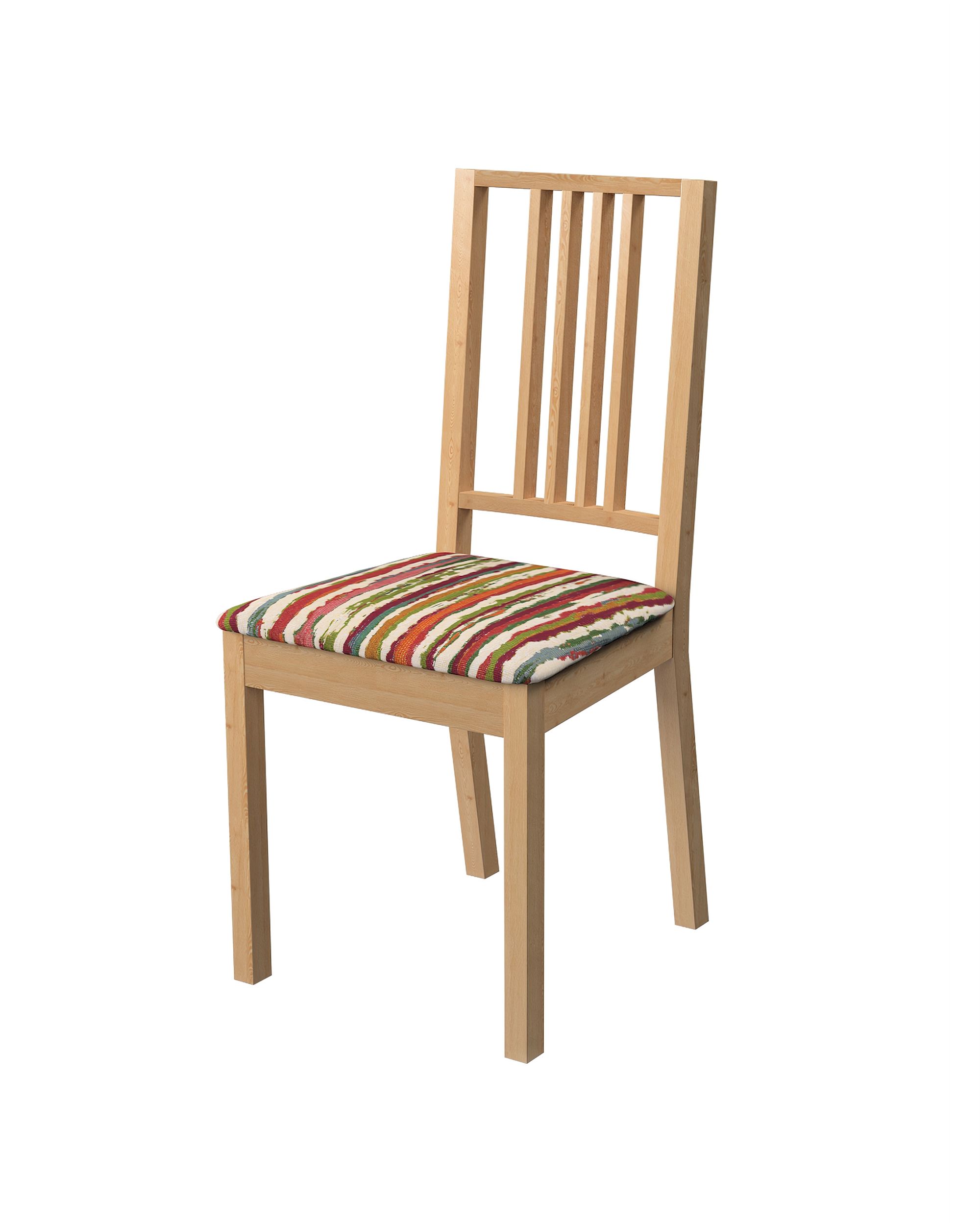 Börje chair seat pad cover colour multicolour fabric structured, patterned