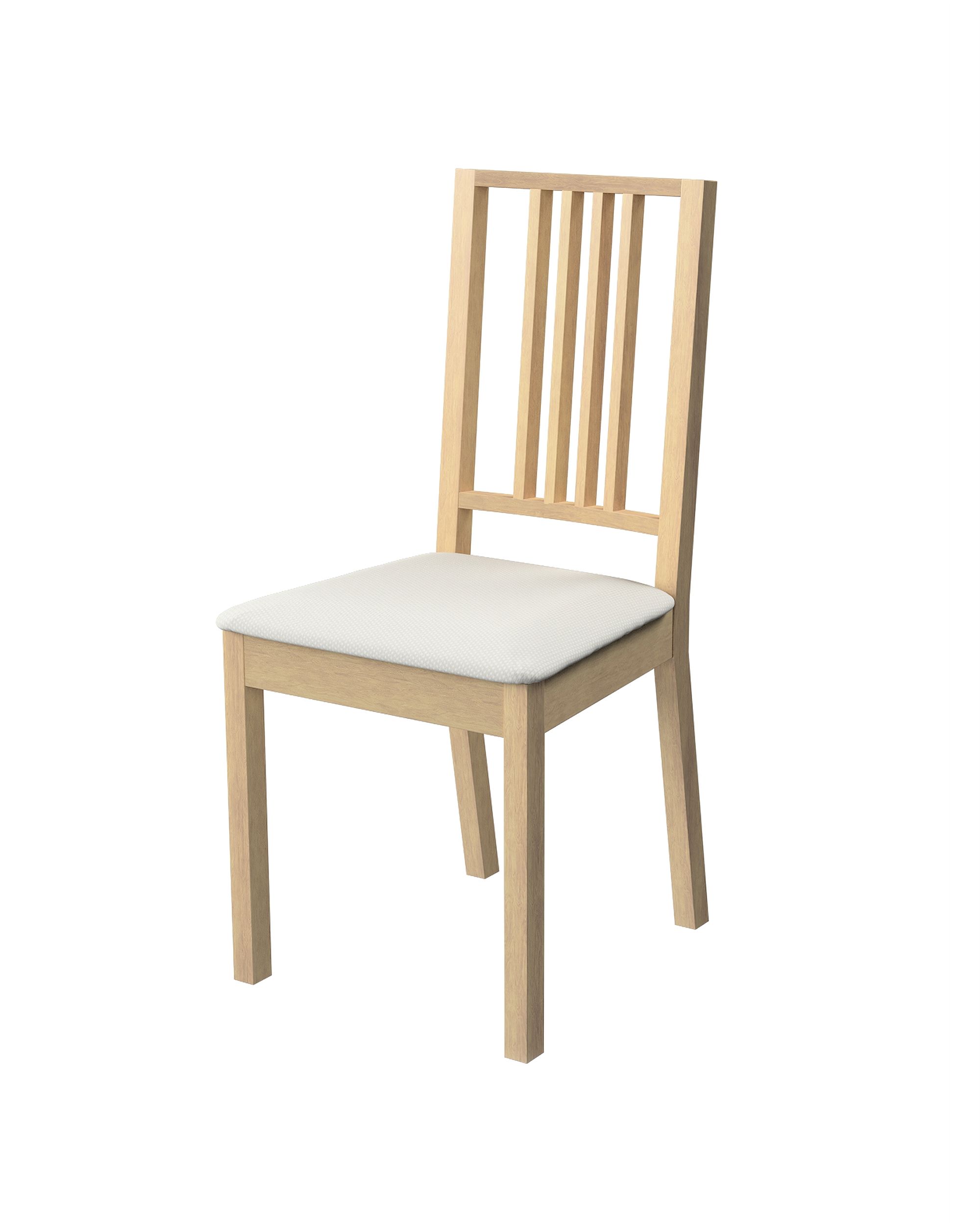 Börje chair seat pad cover colour grey fabric structured