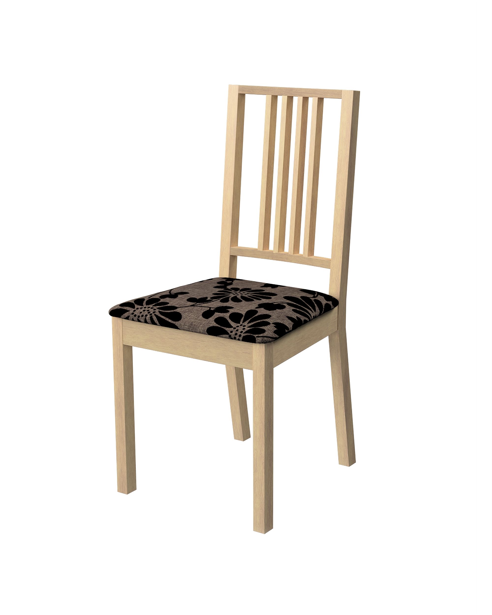 Börje chair seat pad cover colour brown fabric structured, patterned