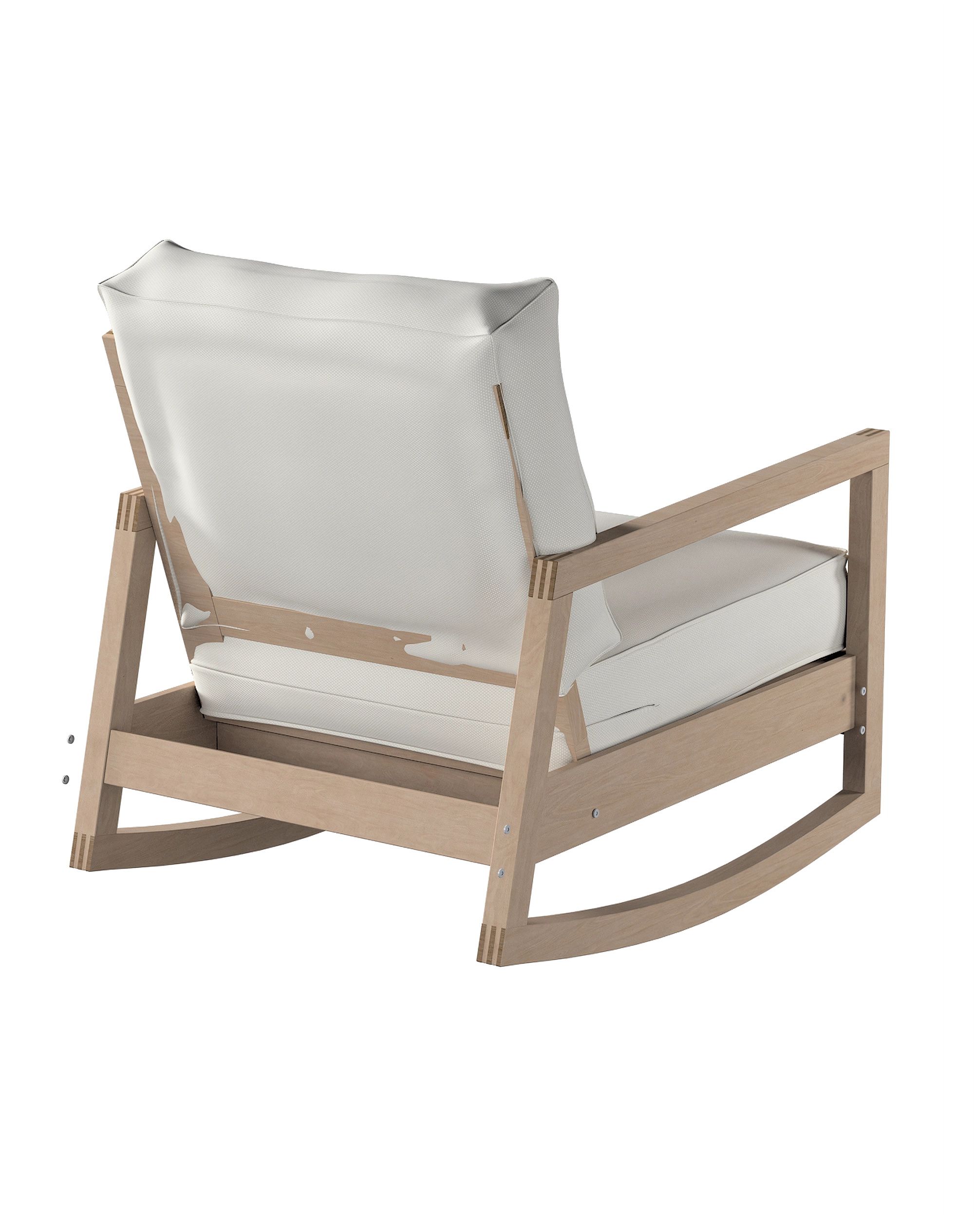 Lillberg armchair cover colour grey fabric structured (hover)