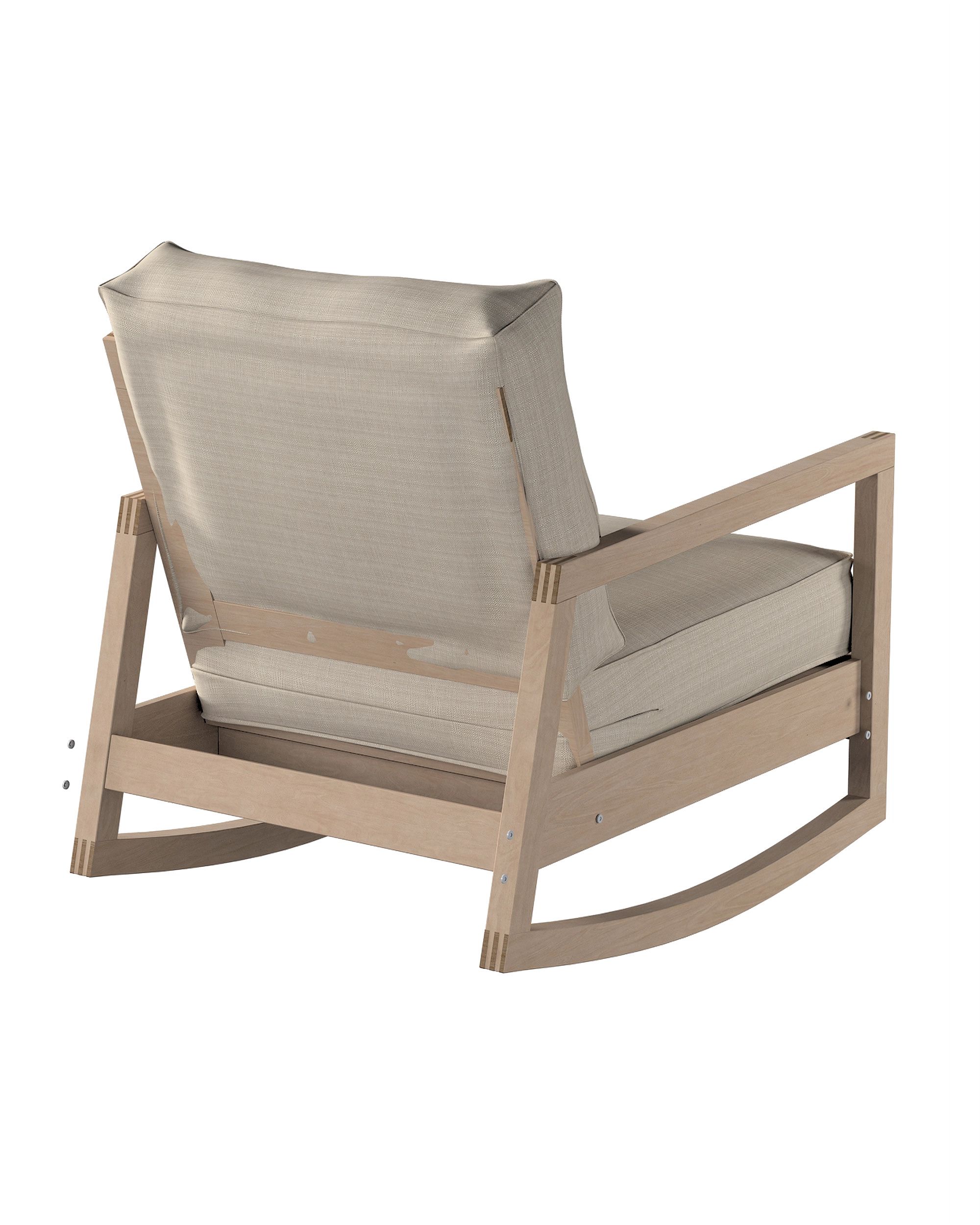 Lillberg armchair cover colour beige fabric structured (hover)