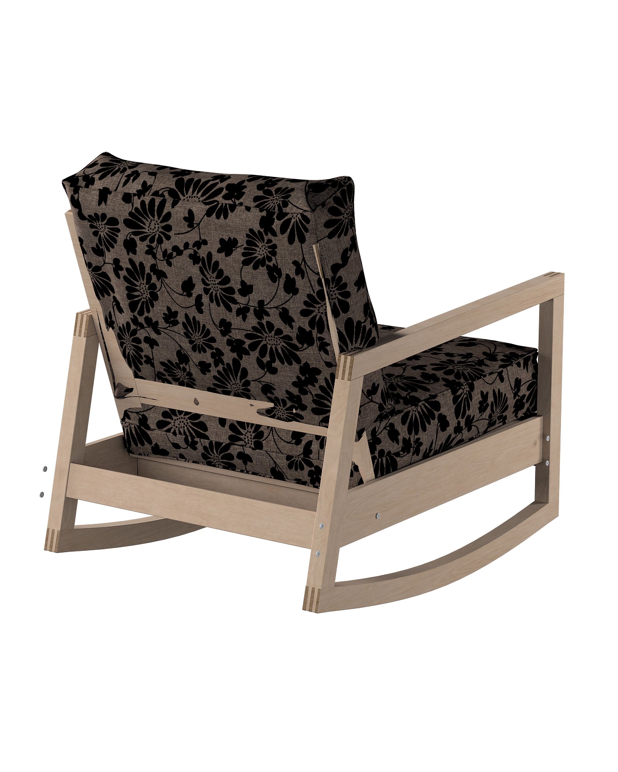 Lillberg armchair cover colour brown fabric structured, patterned (hover)