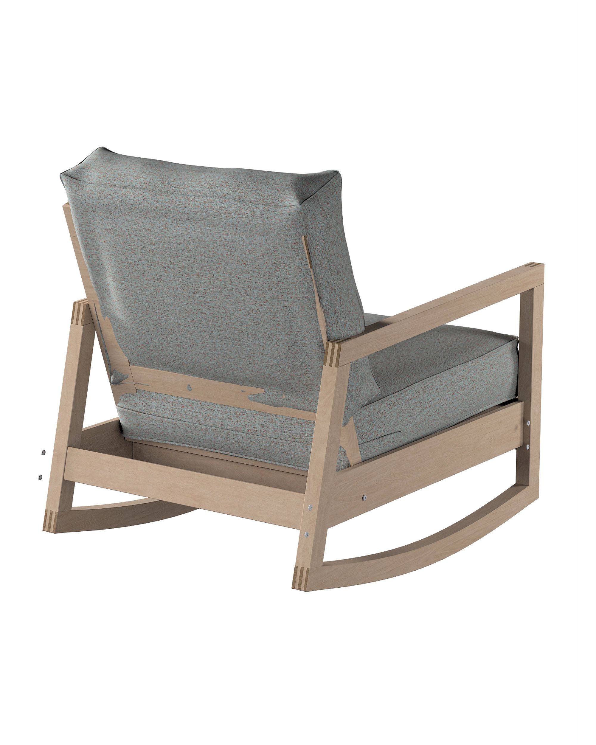 Lillberg armchair cover colour blue fabric structured (hover)