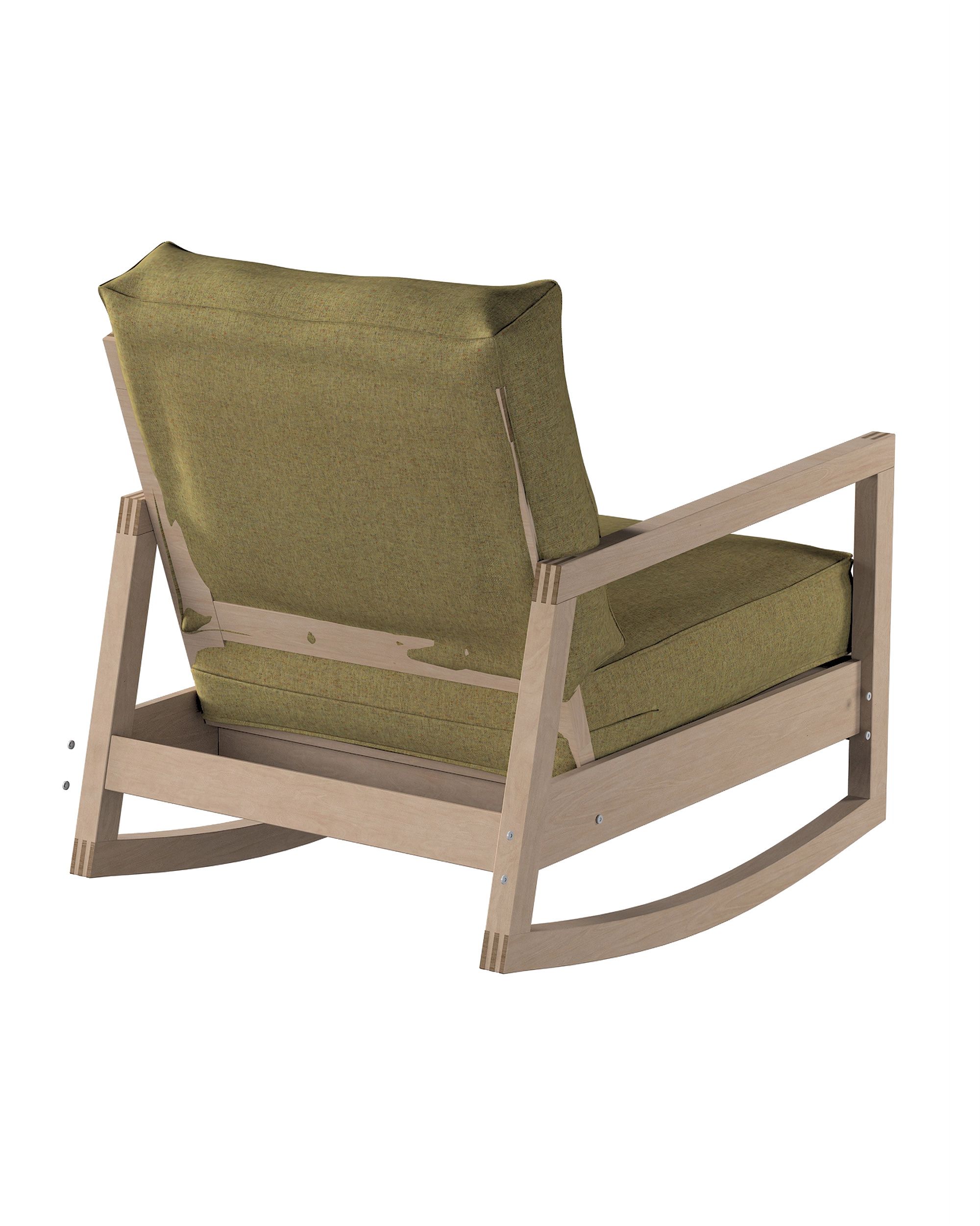 Lillberg armchair cover colour green fabric structured (hover)