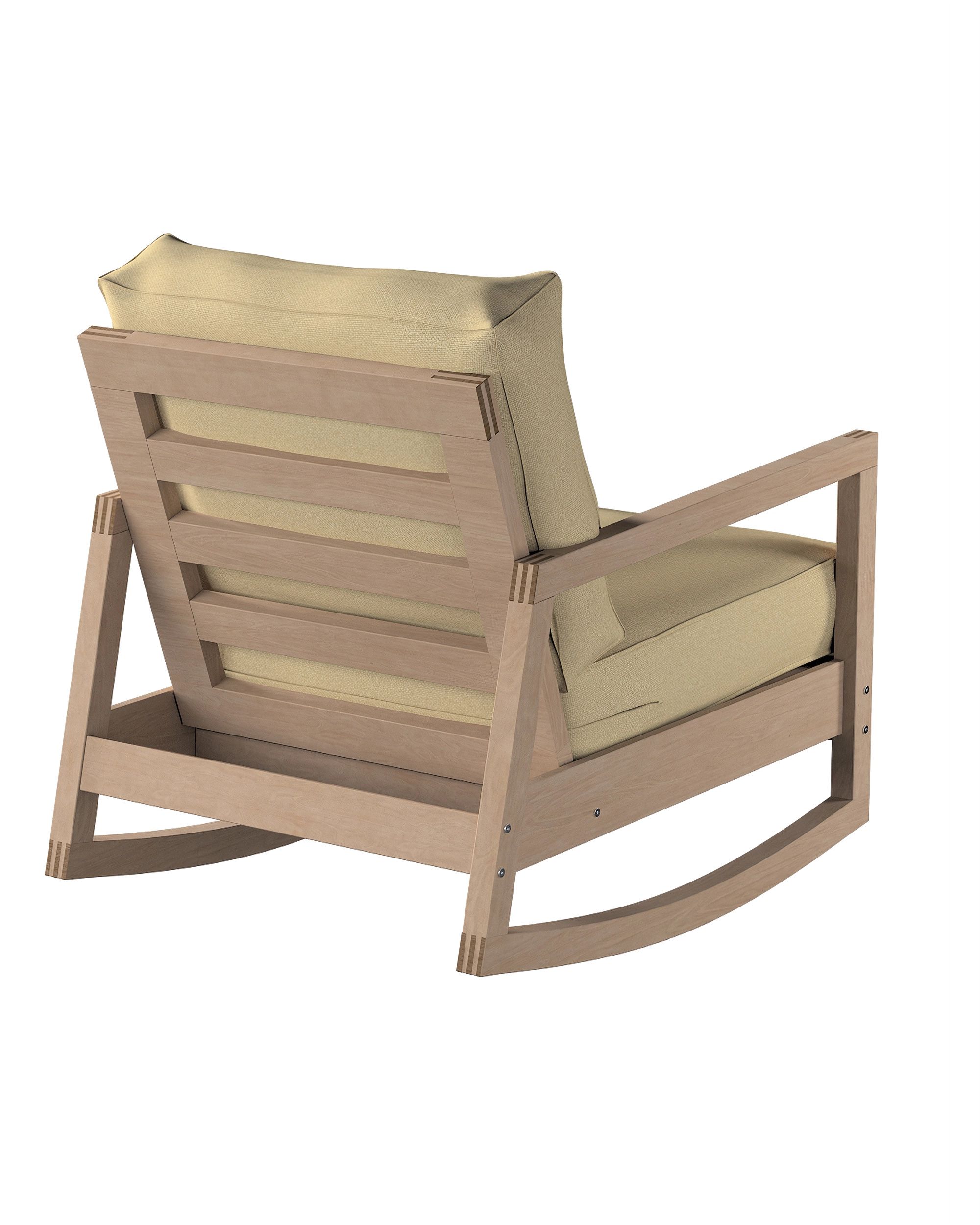 Lillberg armchair cover colour green fabric structured (hover)