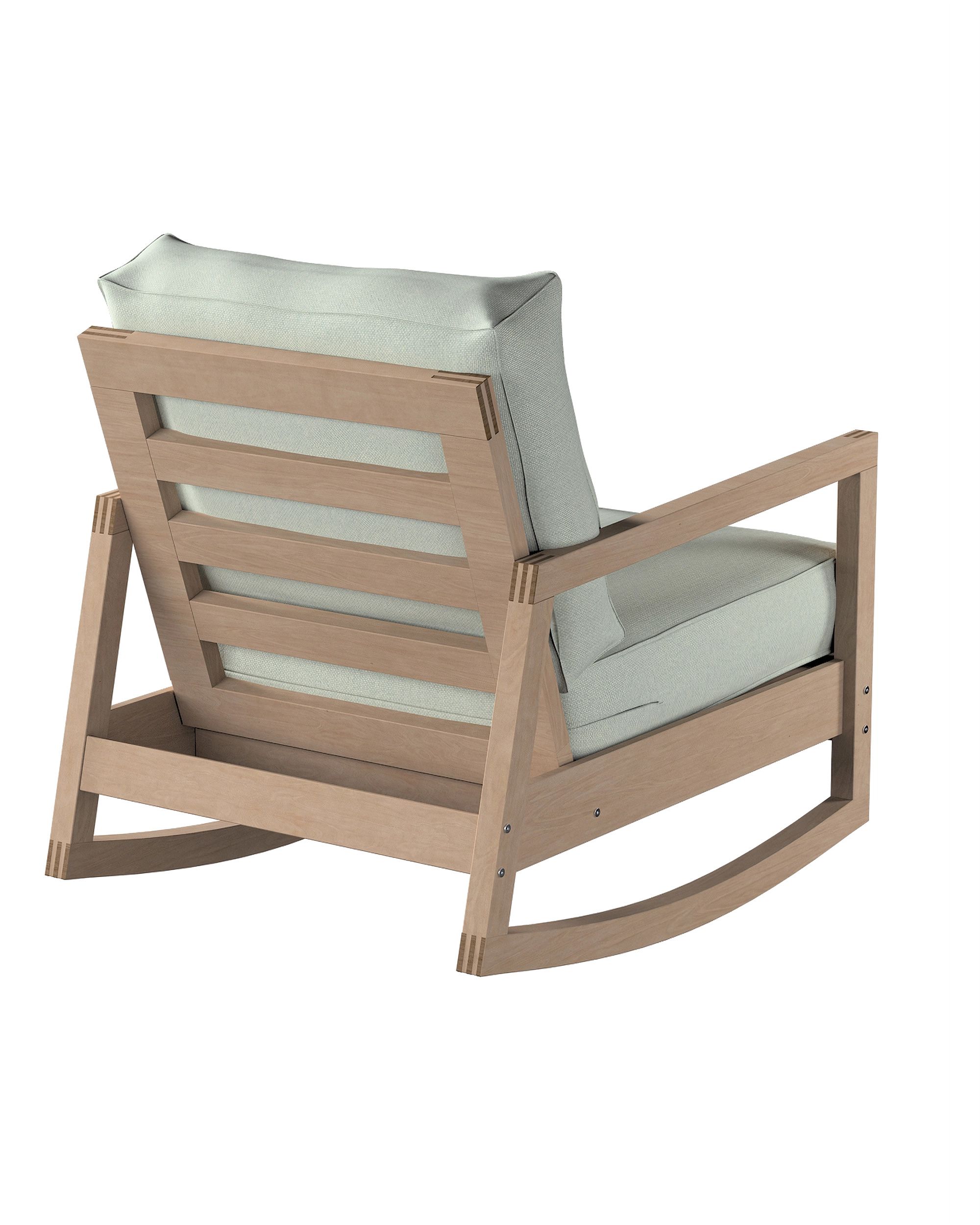 Lillberg armchair cover colour blue fabric structured (hover)