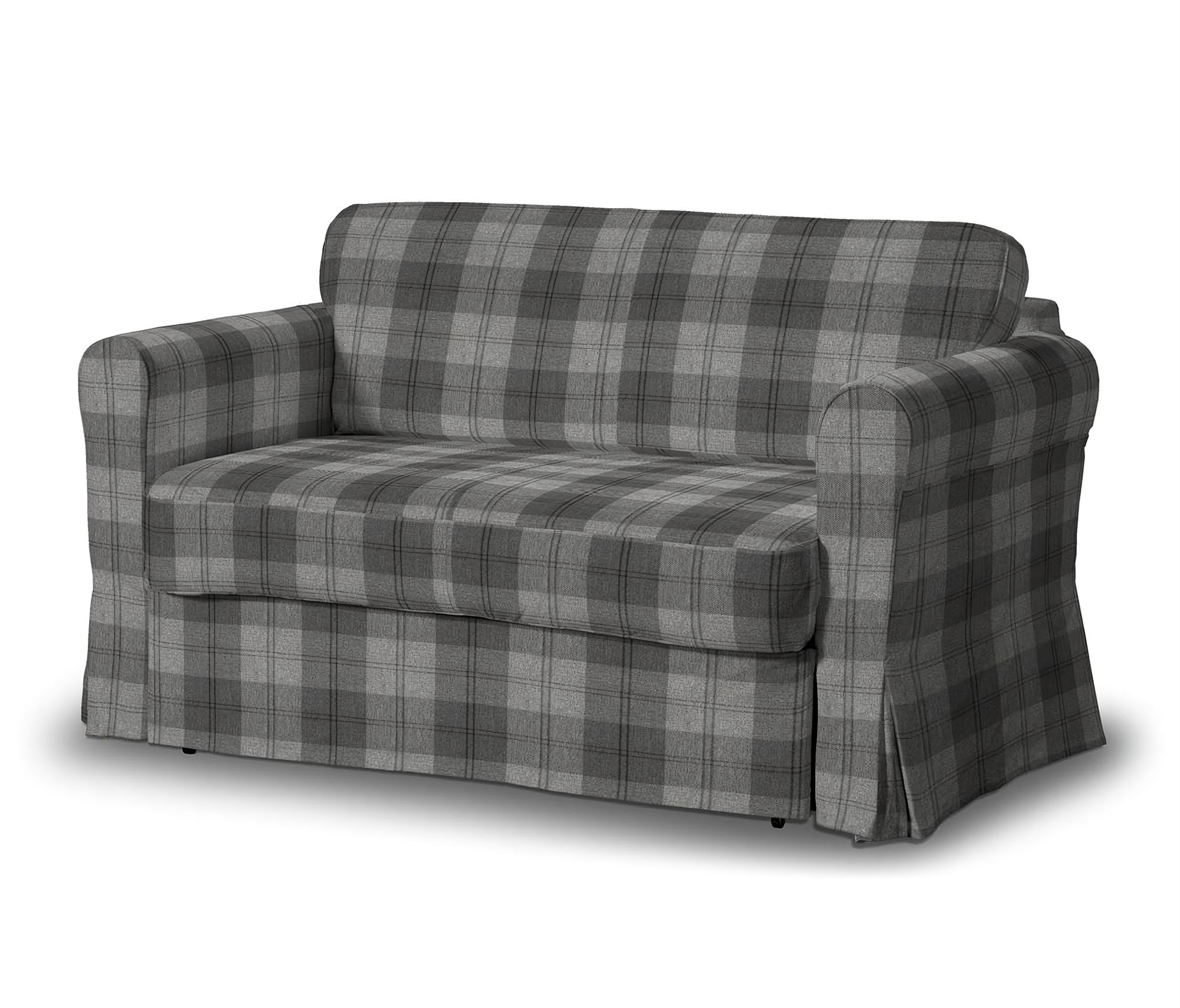 Hagalund sofa bed cover colour grey fabric structured, patterned