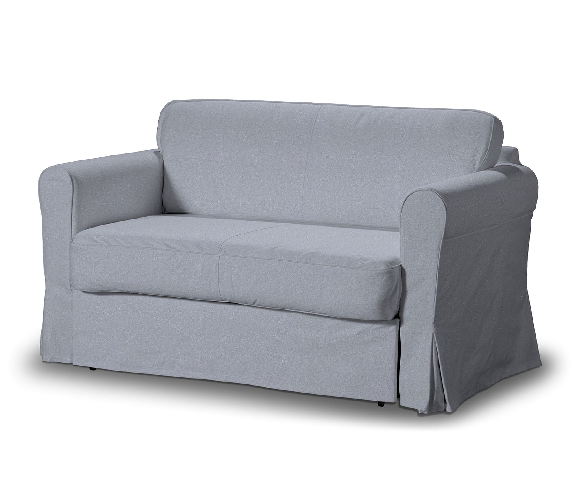 Hagalund sofa bed cover colour blue fabric structured