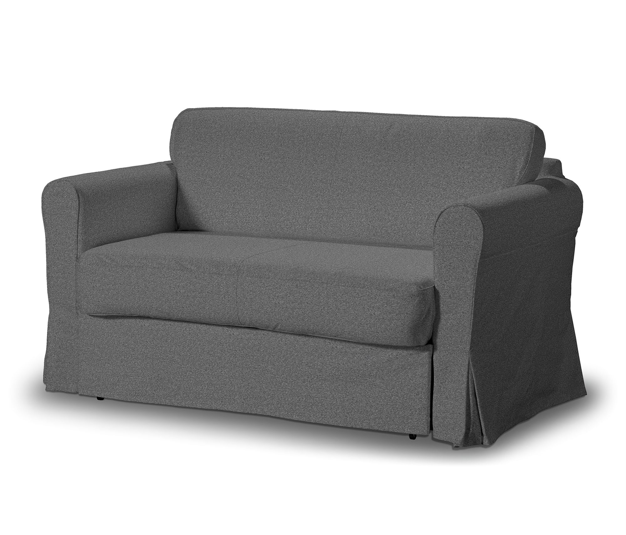 Hagalund sofa bed cover colour grey fabric structured