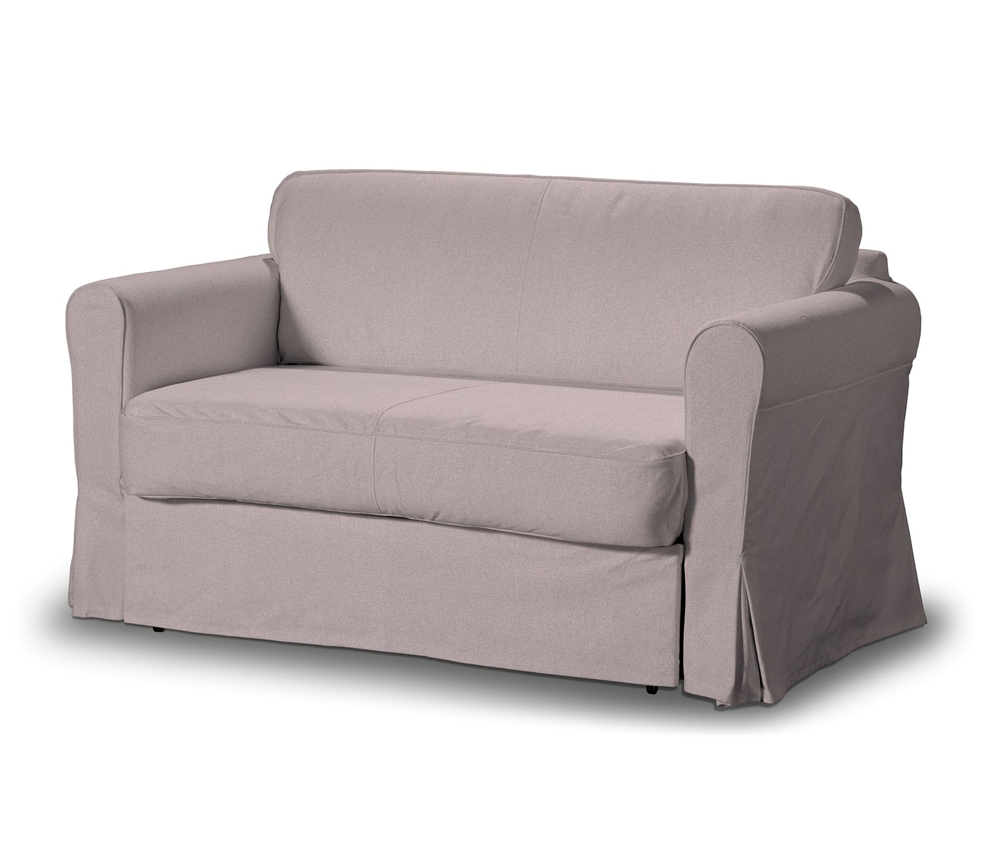 Hagalund sofa bed cover colour pink fabric structured
