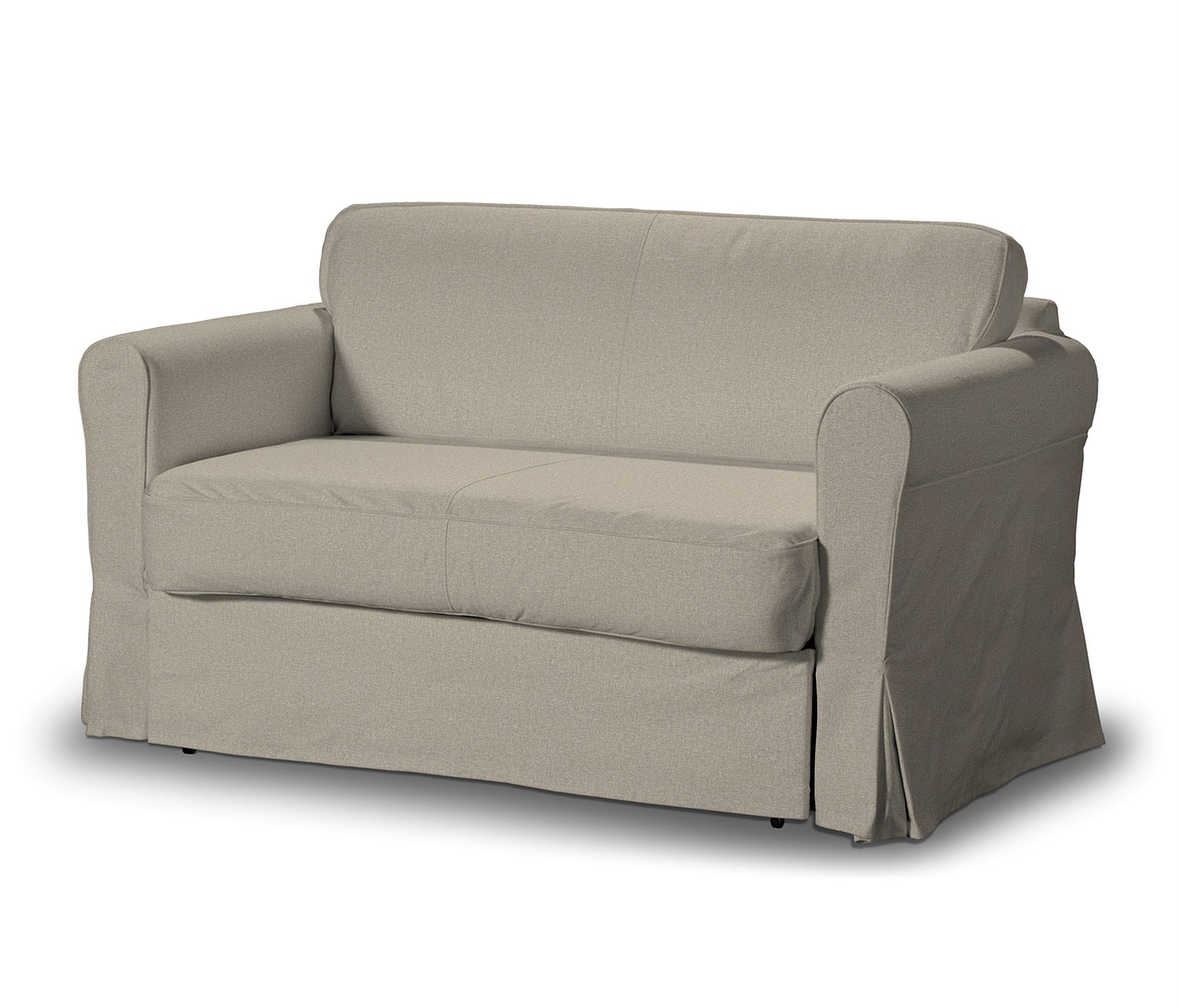 Hagalund sofa bed cover colour beige fabric structured