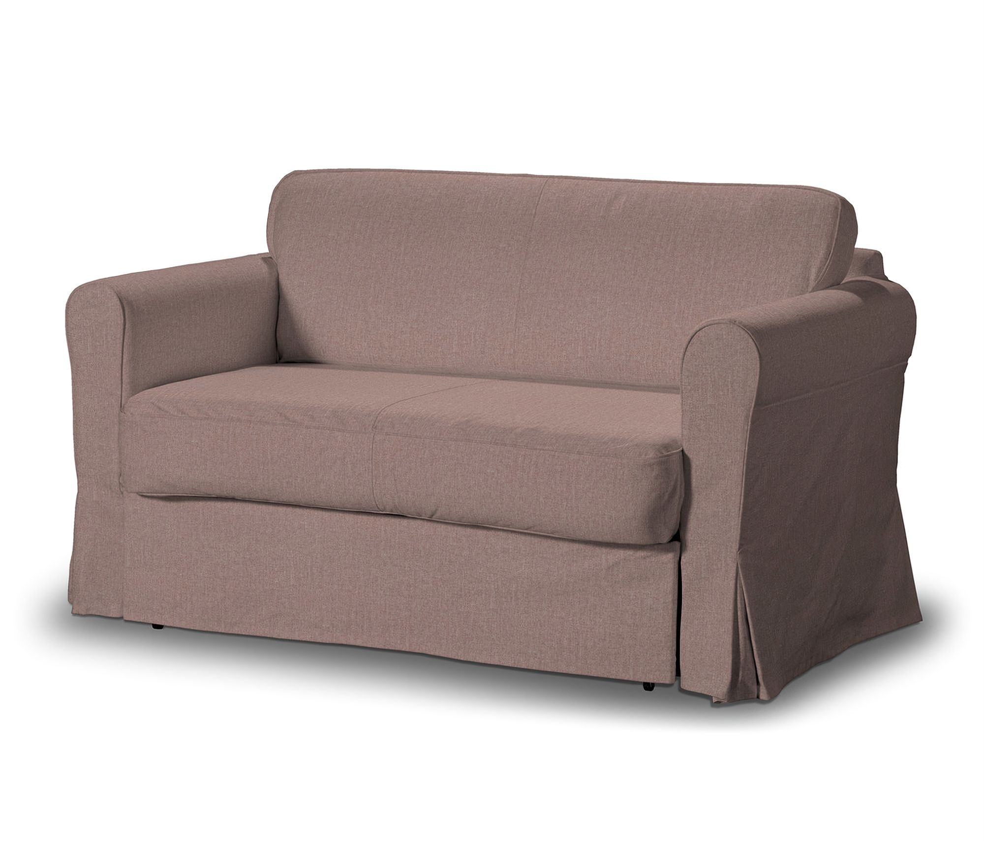 Hagalund sofa bed cover colour pink fabric structured