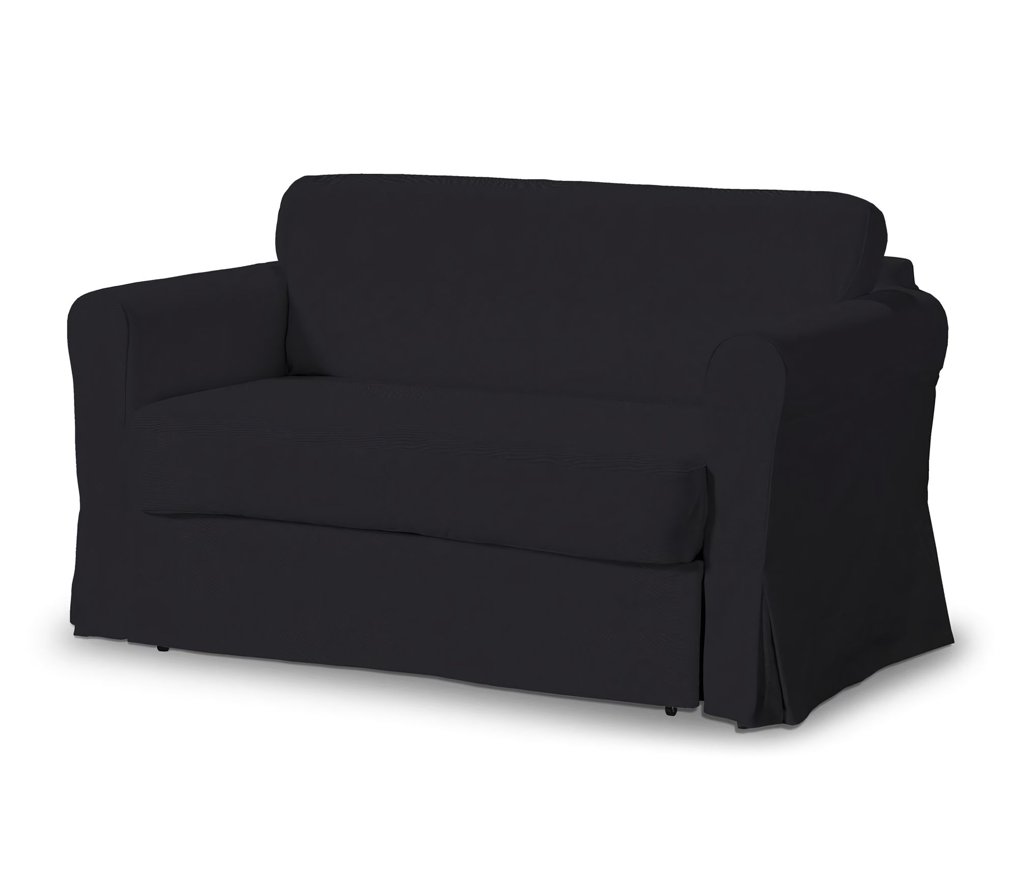 Hagalund sofa bed cover colour black fabric structured