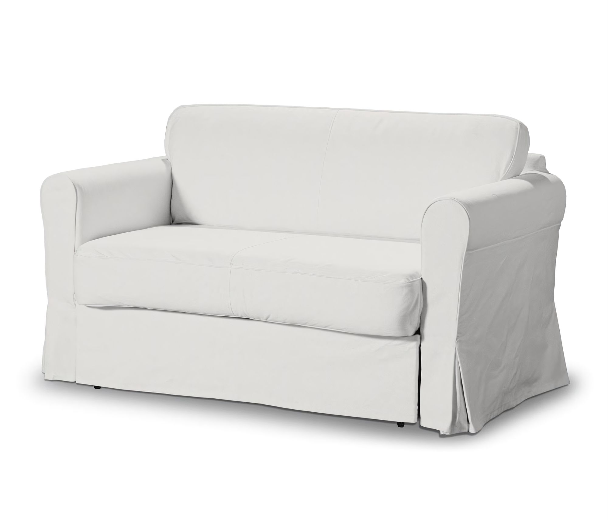 Hagalund sofa bed cover colour beige fabric structured
