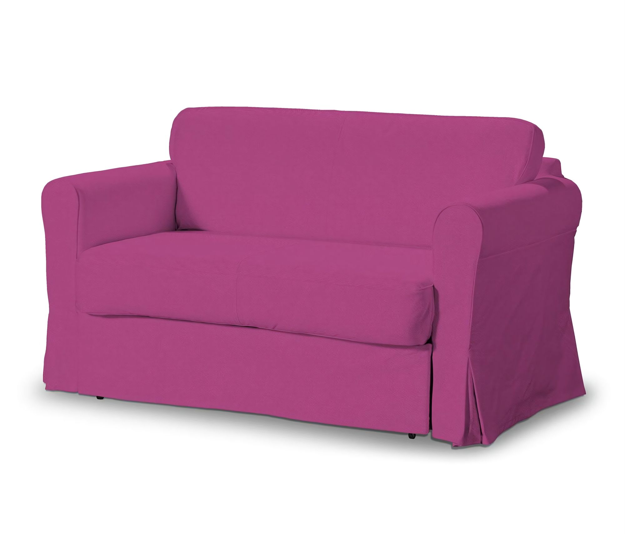Hagalund sofa bed cover colour pink fabric structured
