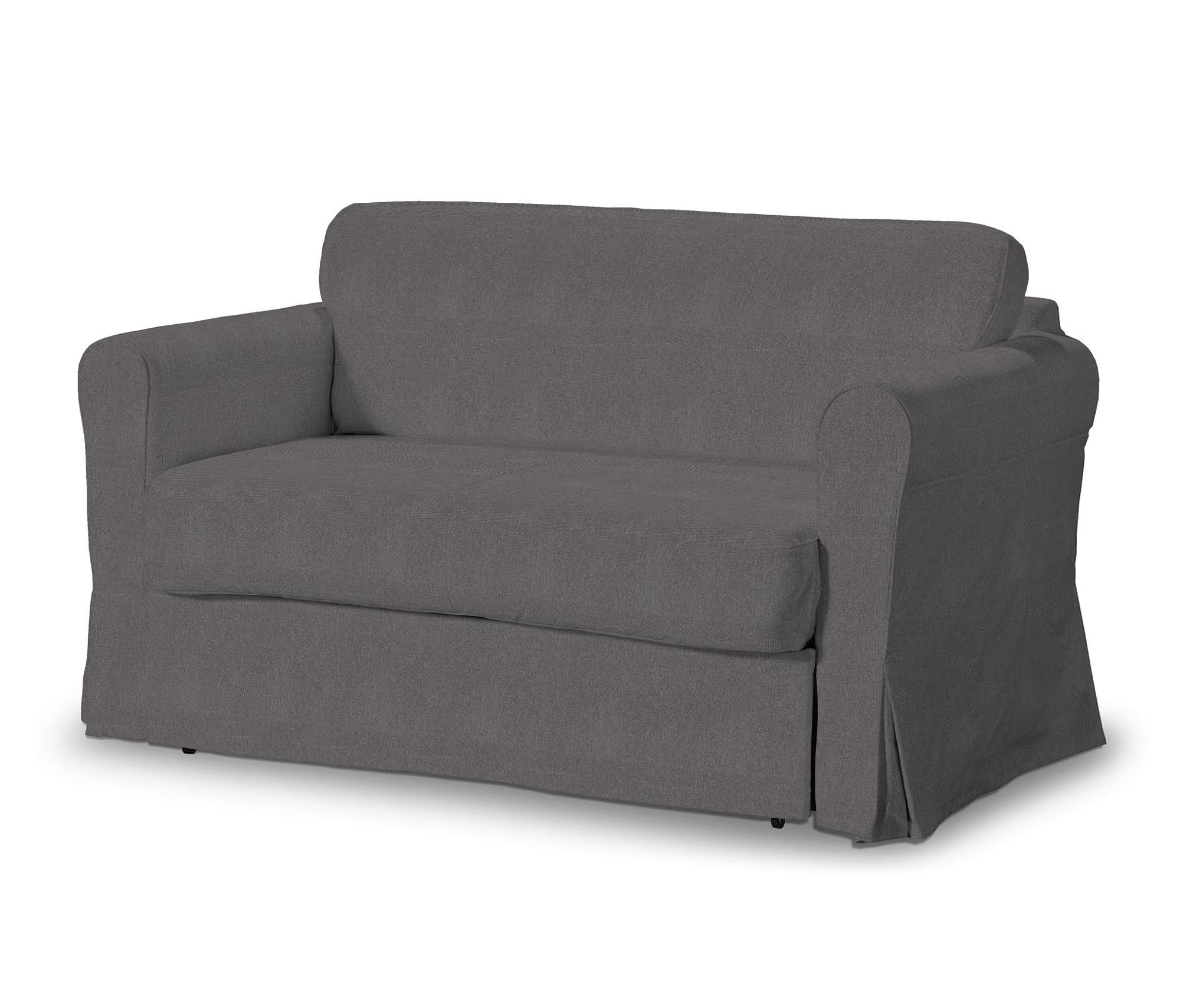 Hagalund sofa bed cover colour grey fabric structured