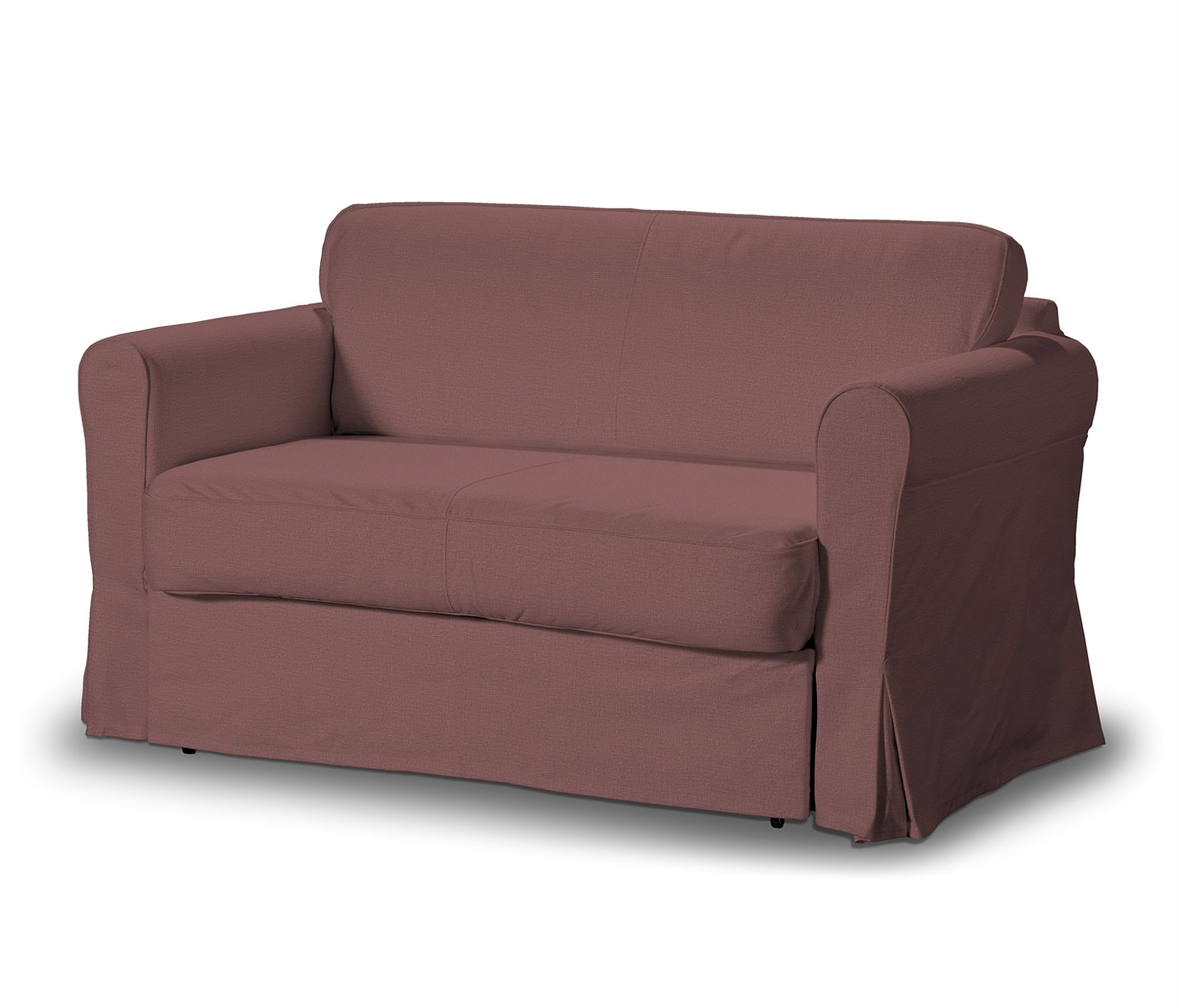 Hagalund sofa bed cover colour purple fabric velvet