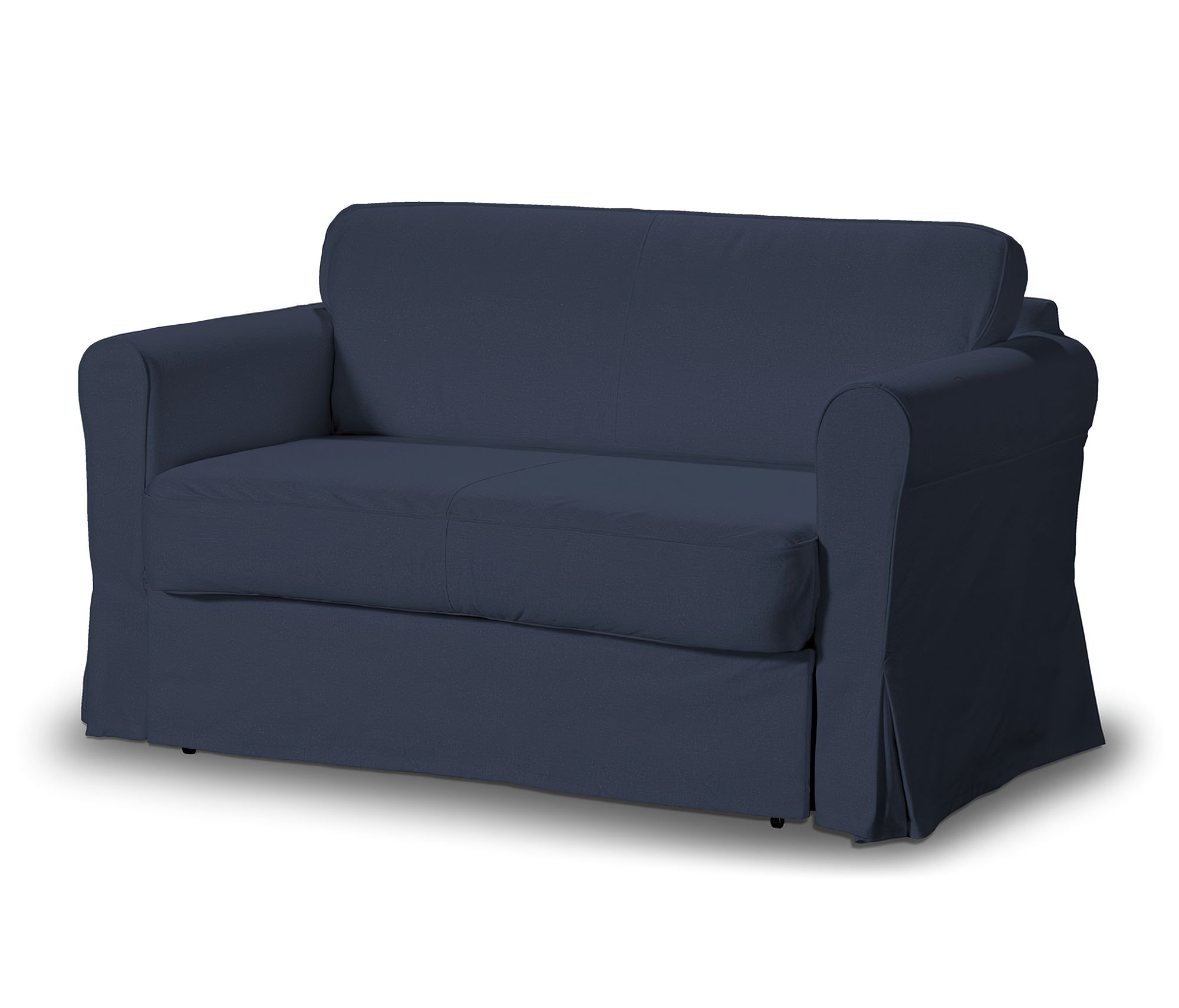 Hagalund sofa bed cover colour navy blue fabric velvet