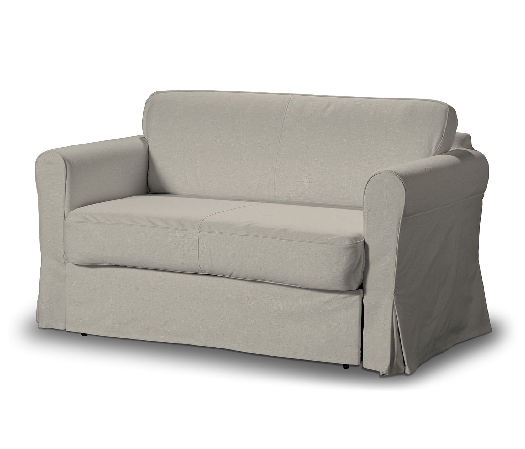 Hagalund sofa bed cover colour grey fabric velvet