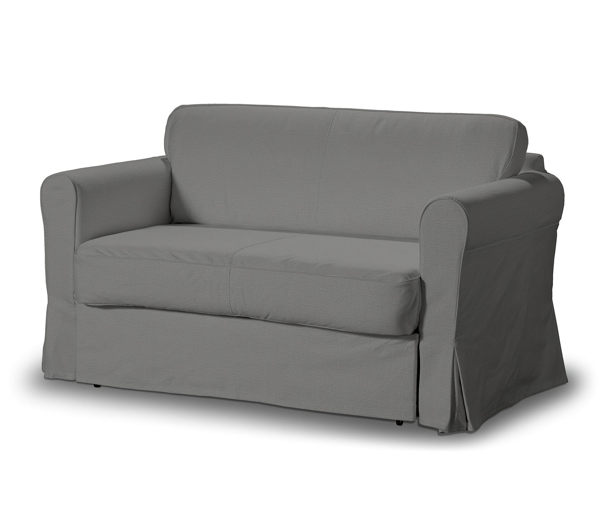 Hagalund sofa bed cover colour grey fabric velvet