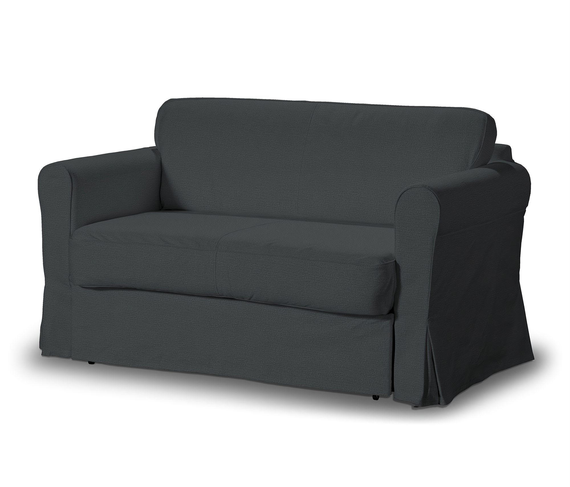 Hagalund sofa bed cover colour grey fabric velvet
