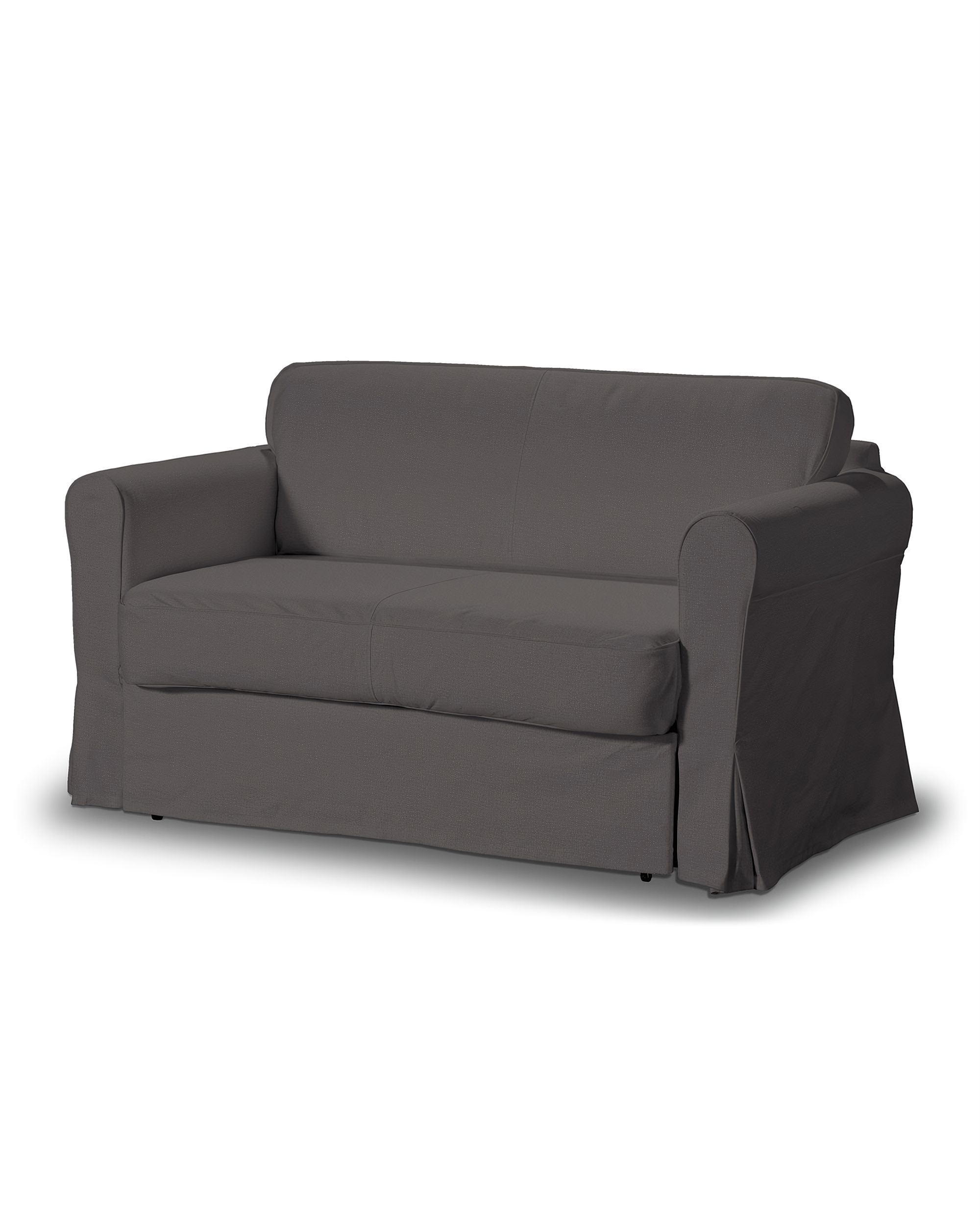 Hagalund sofa bed cover colour brown fabric velvet