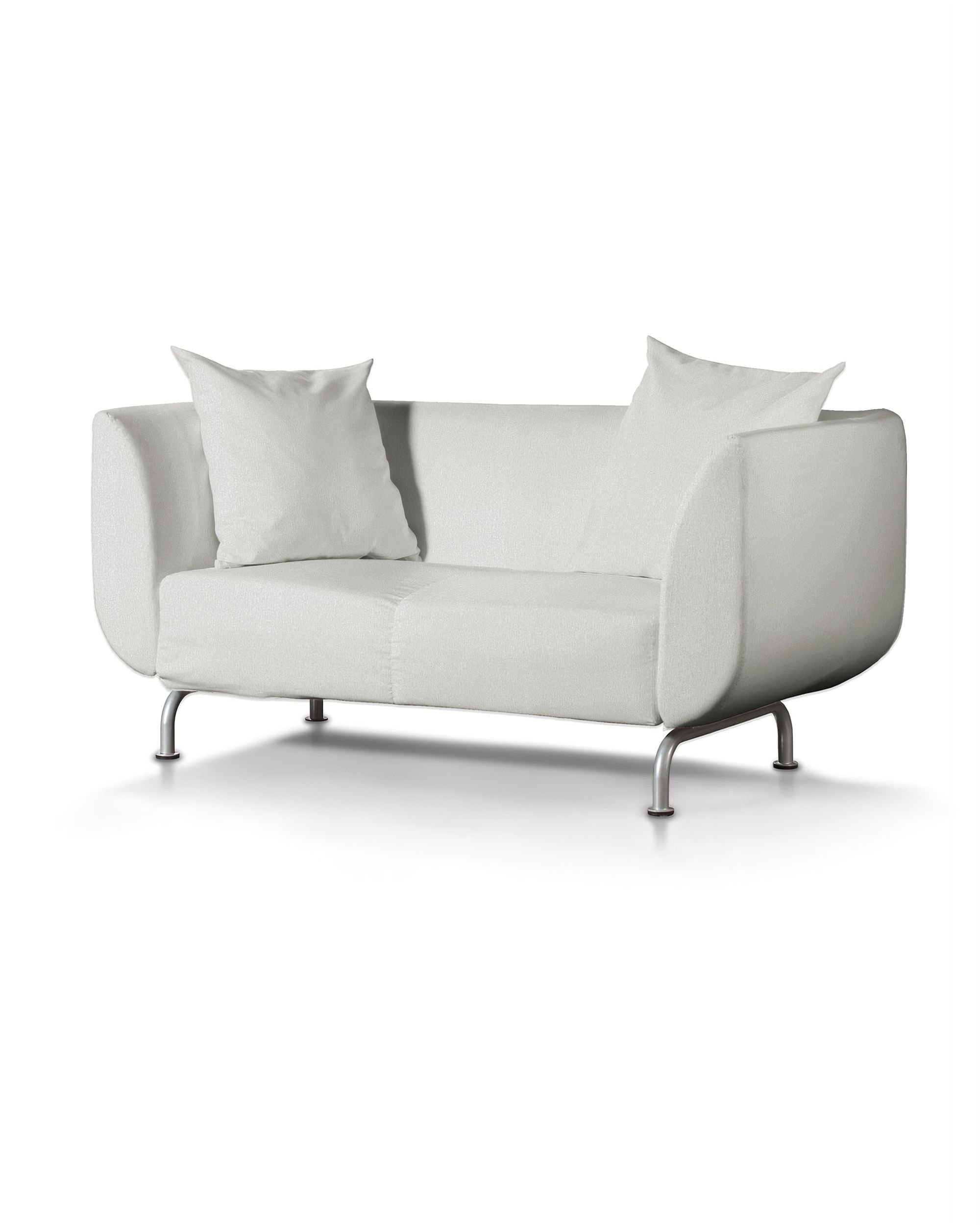 Stromstad 2-seater sofa cover colour cream fabric structured