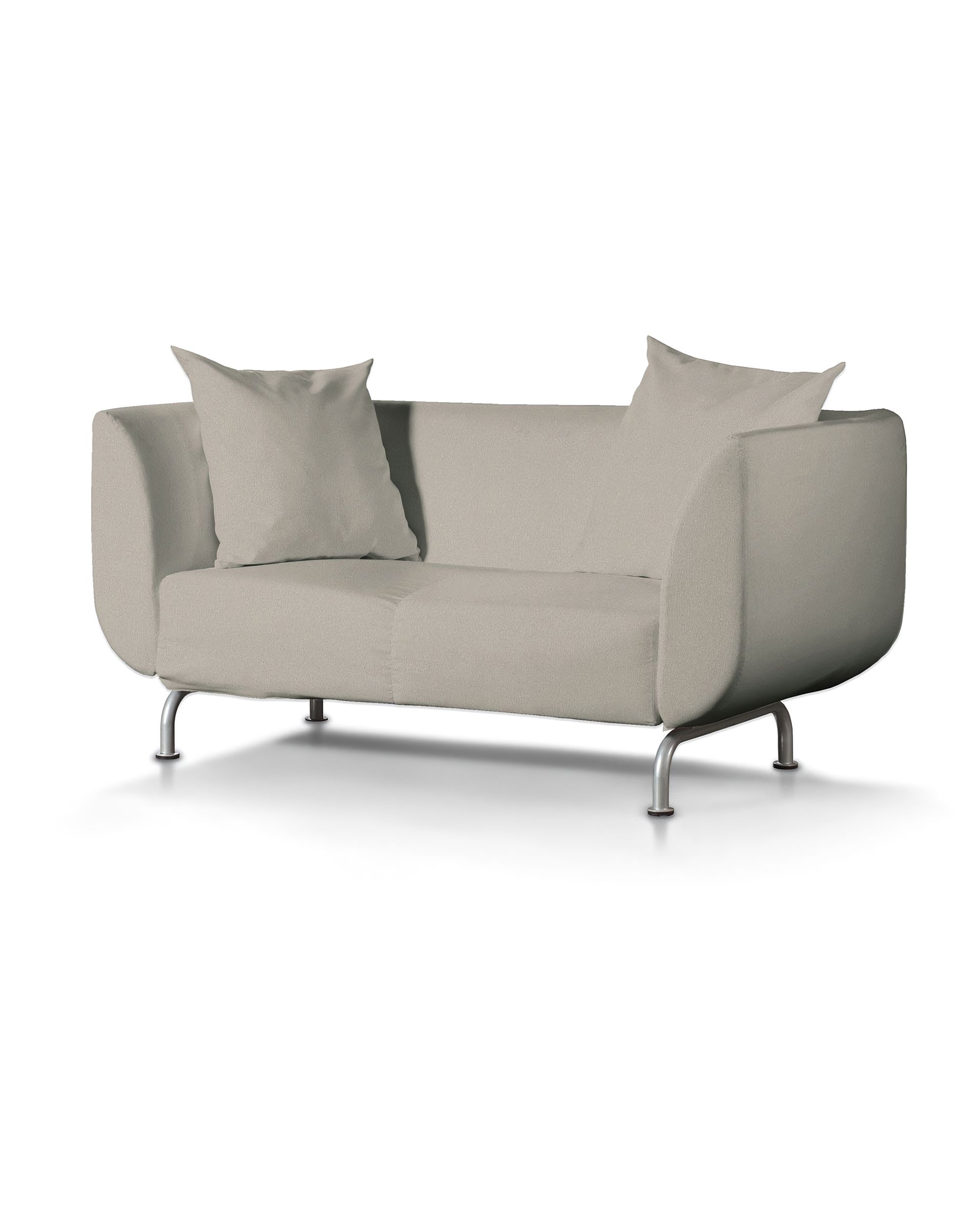 Stromstad 2-seater sofa cover colour beige fabric structured