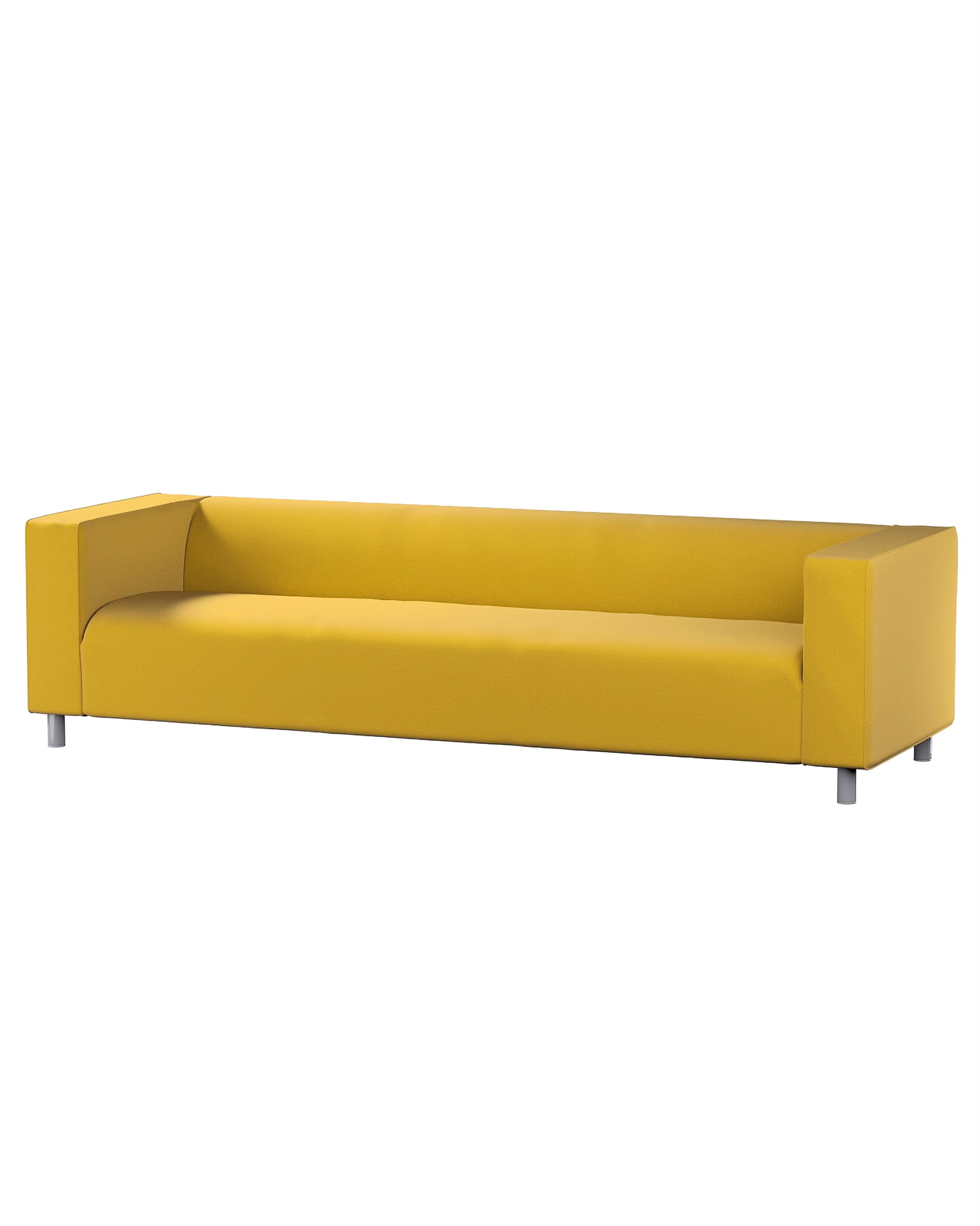 Klippan 4-seater sofa cover colour yellow fabric velvet