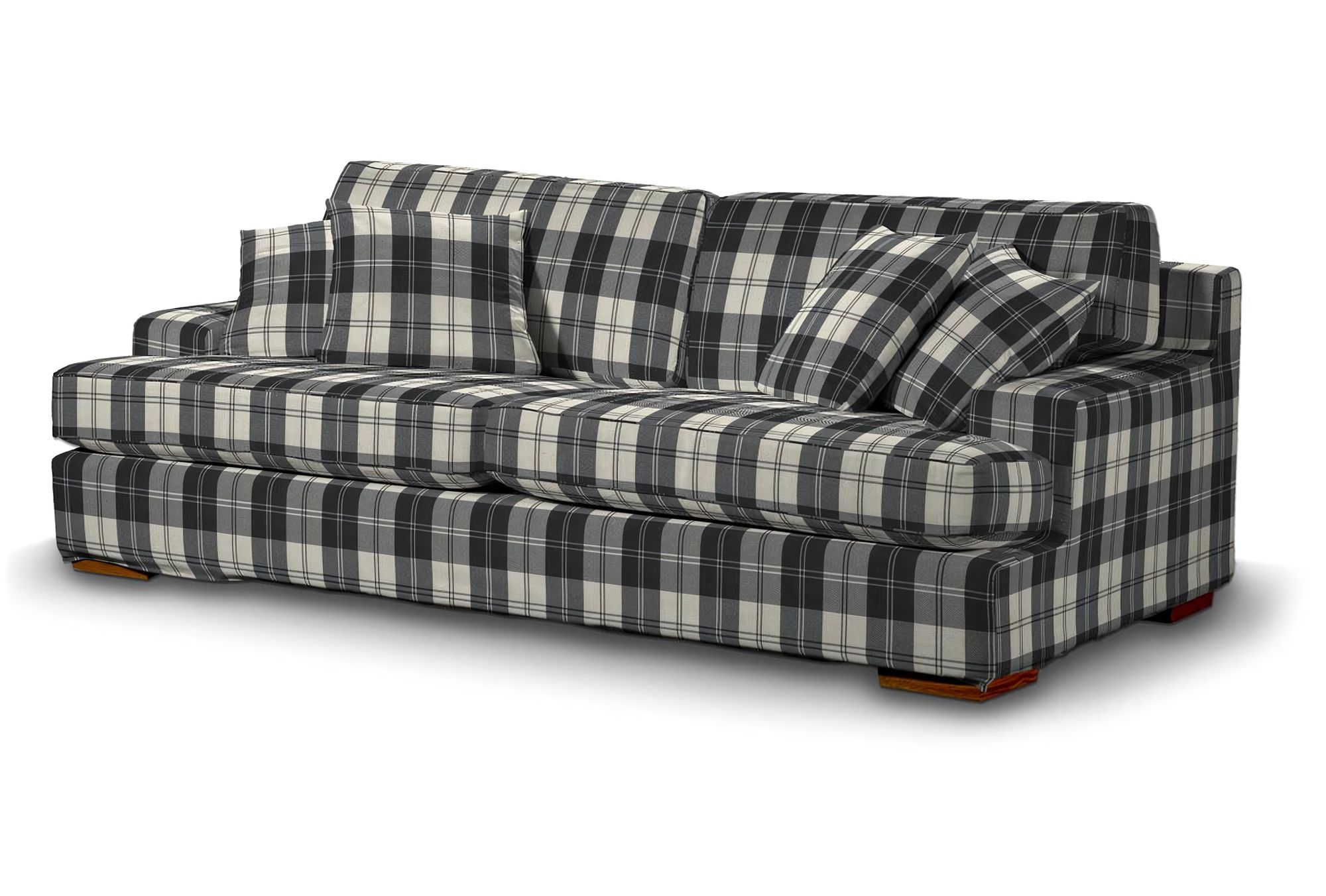 Göteborg sofa cover colour black fabric structured, patterned