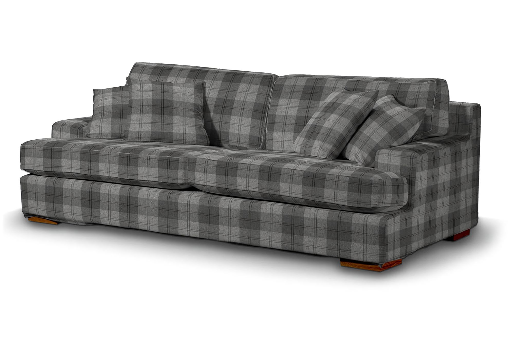 Göteborg sofa cover colour grey fabric structured, patterned