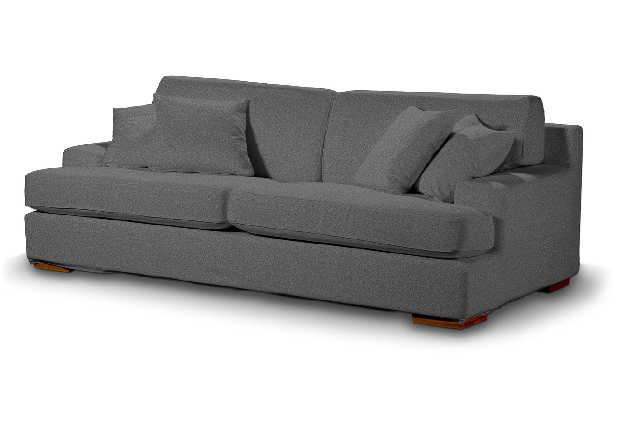 Göteborg sofa cover colour grey fabric structured