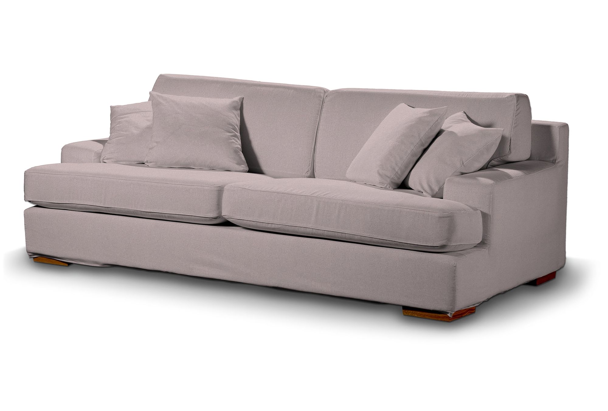 Göteborg sofa cover colour pink fabric structured