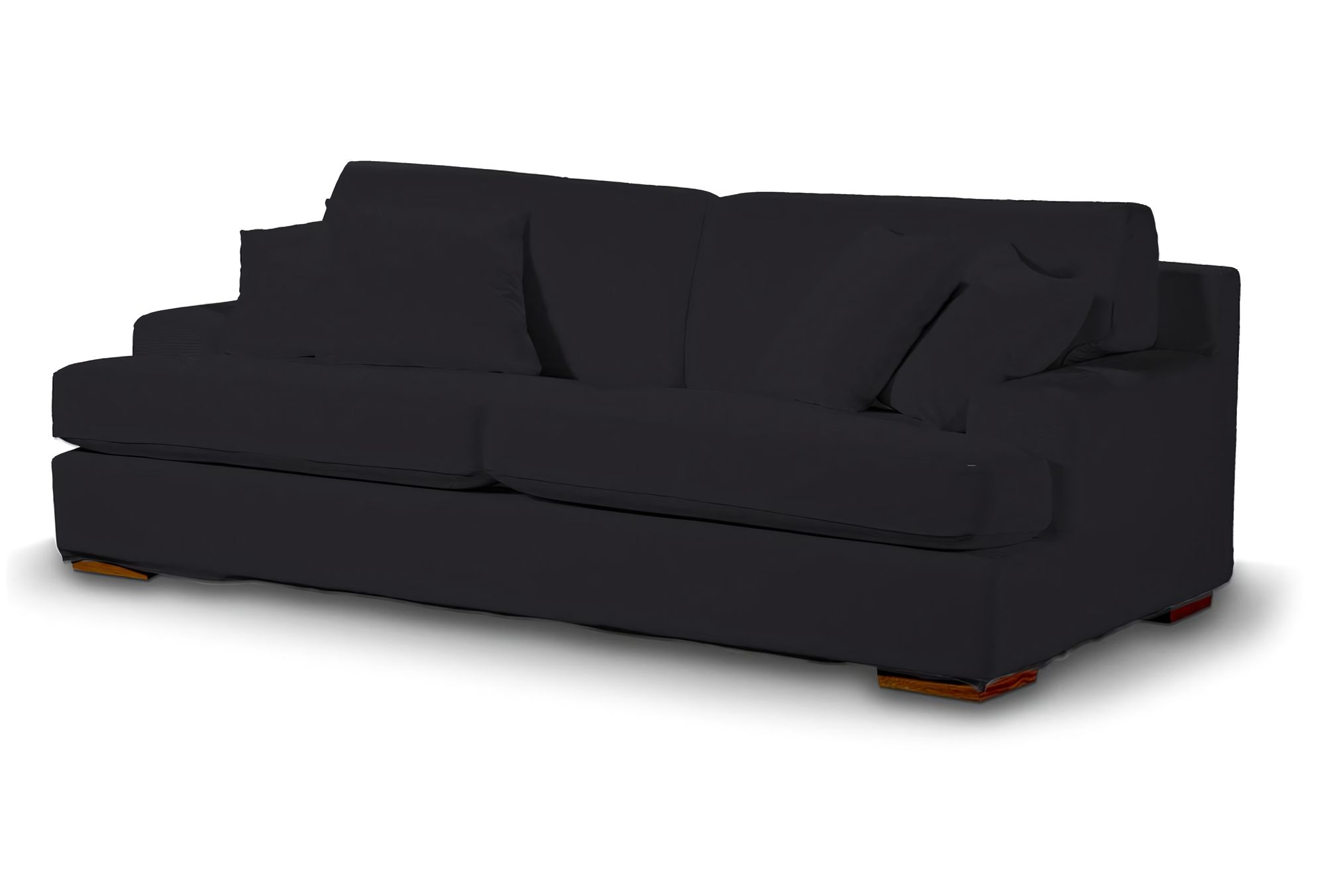 Göteborg sofa cover colour black fabric structured