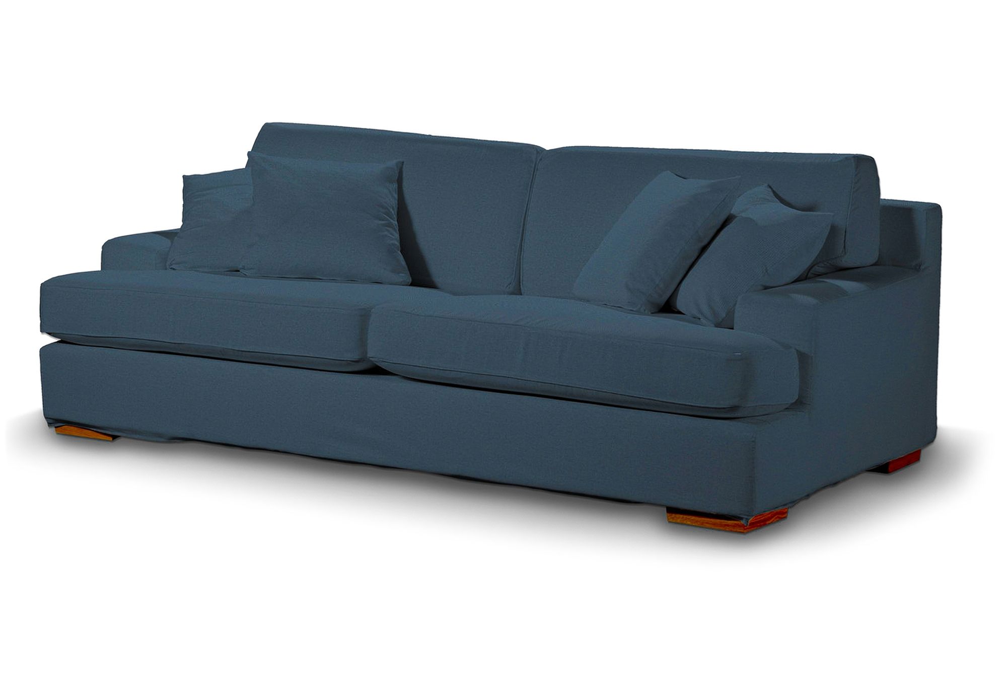 Göteborg sofa cover colour blue fabric structured