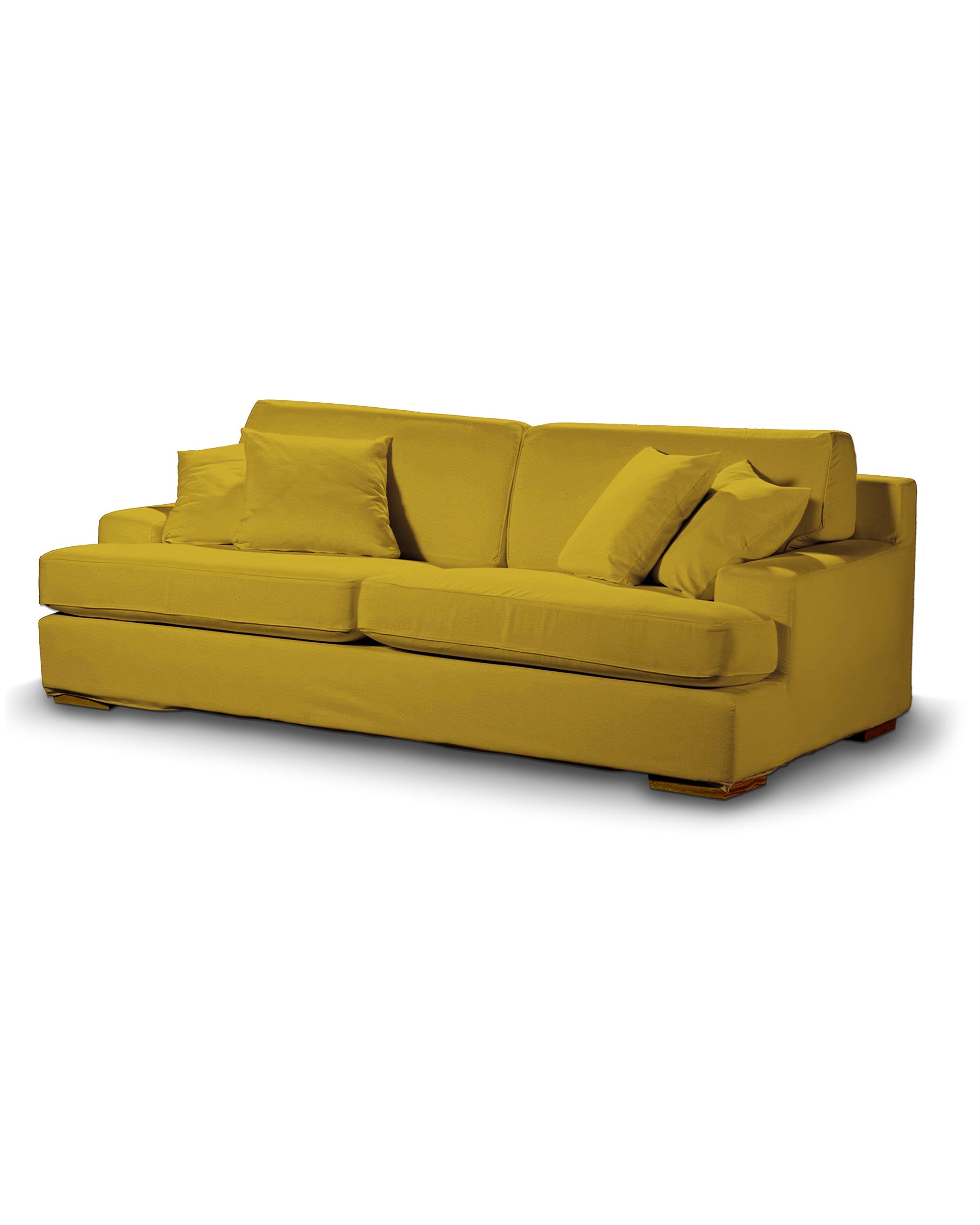 Göteborg sofa cover colour yellow fabric velvet