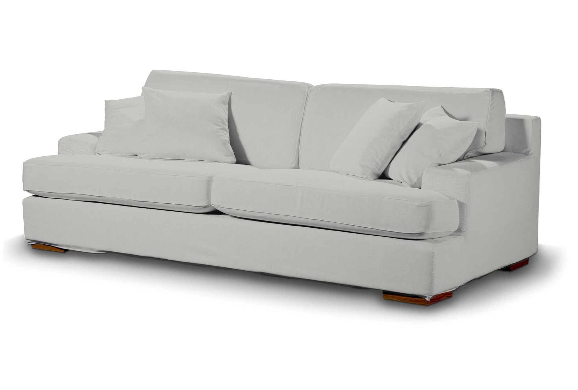 Göteborg sofa cover colour grey fabric structured