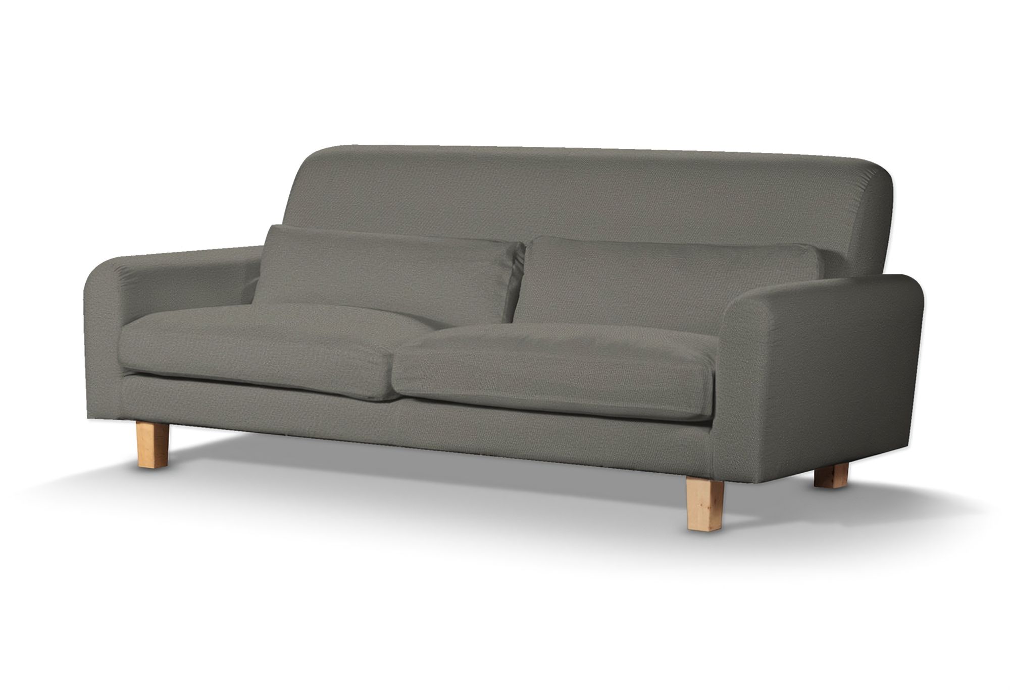 Nikkala sofa cover colour grey fabric structured