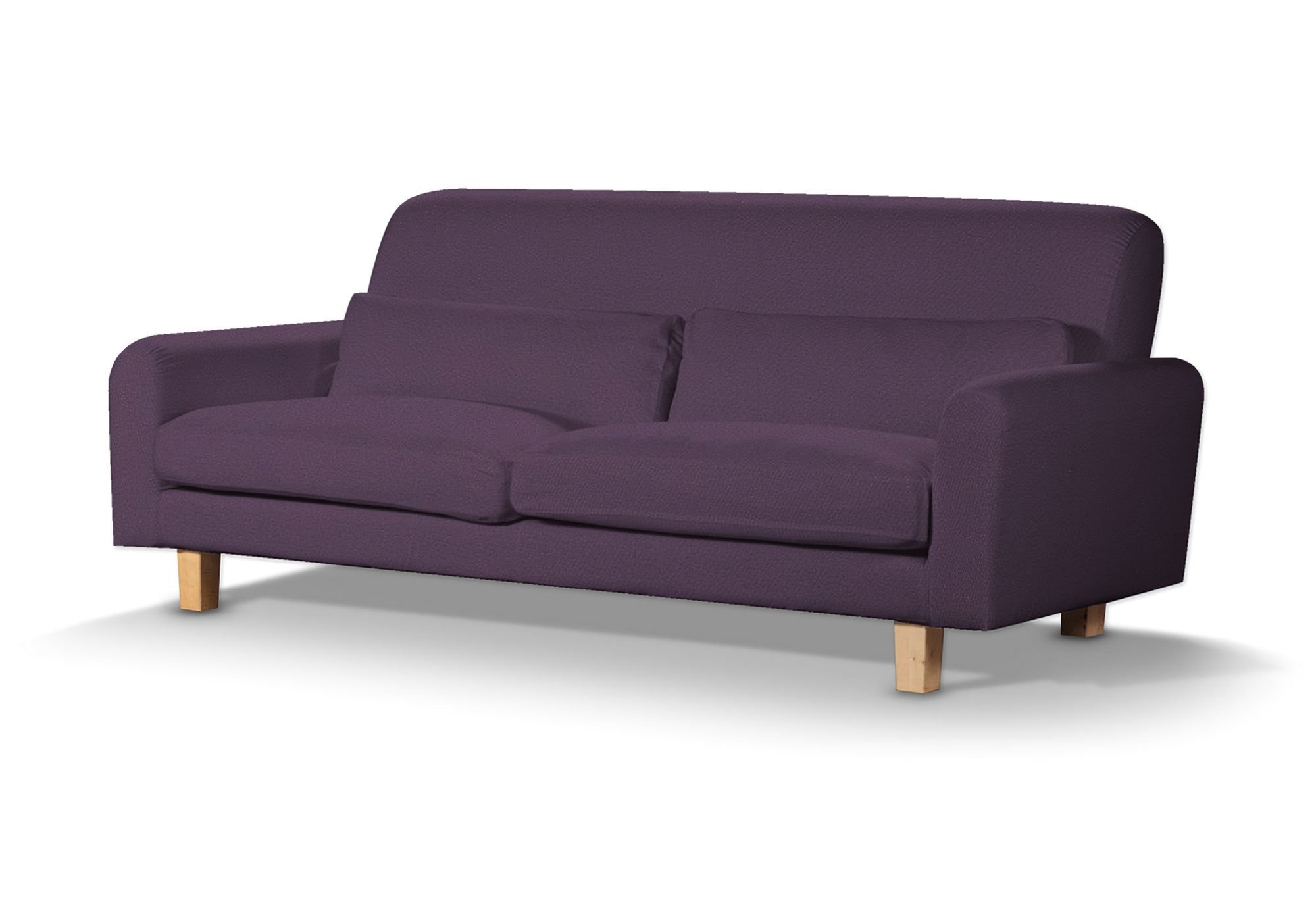 Nikkala sofa cover colour purple fabric structured