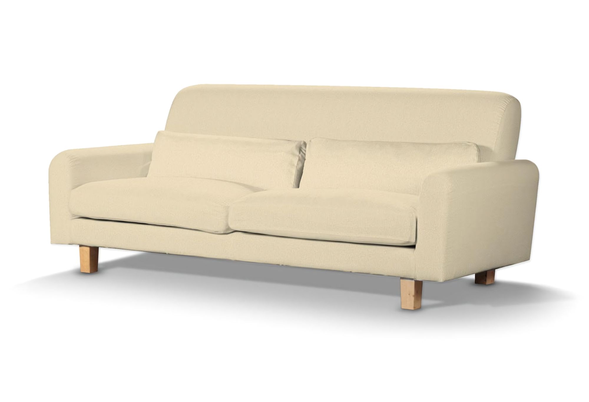 Nikkala sofa cover colour cream fabric gloss, structured