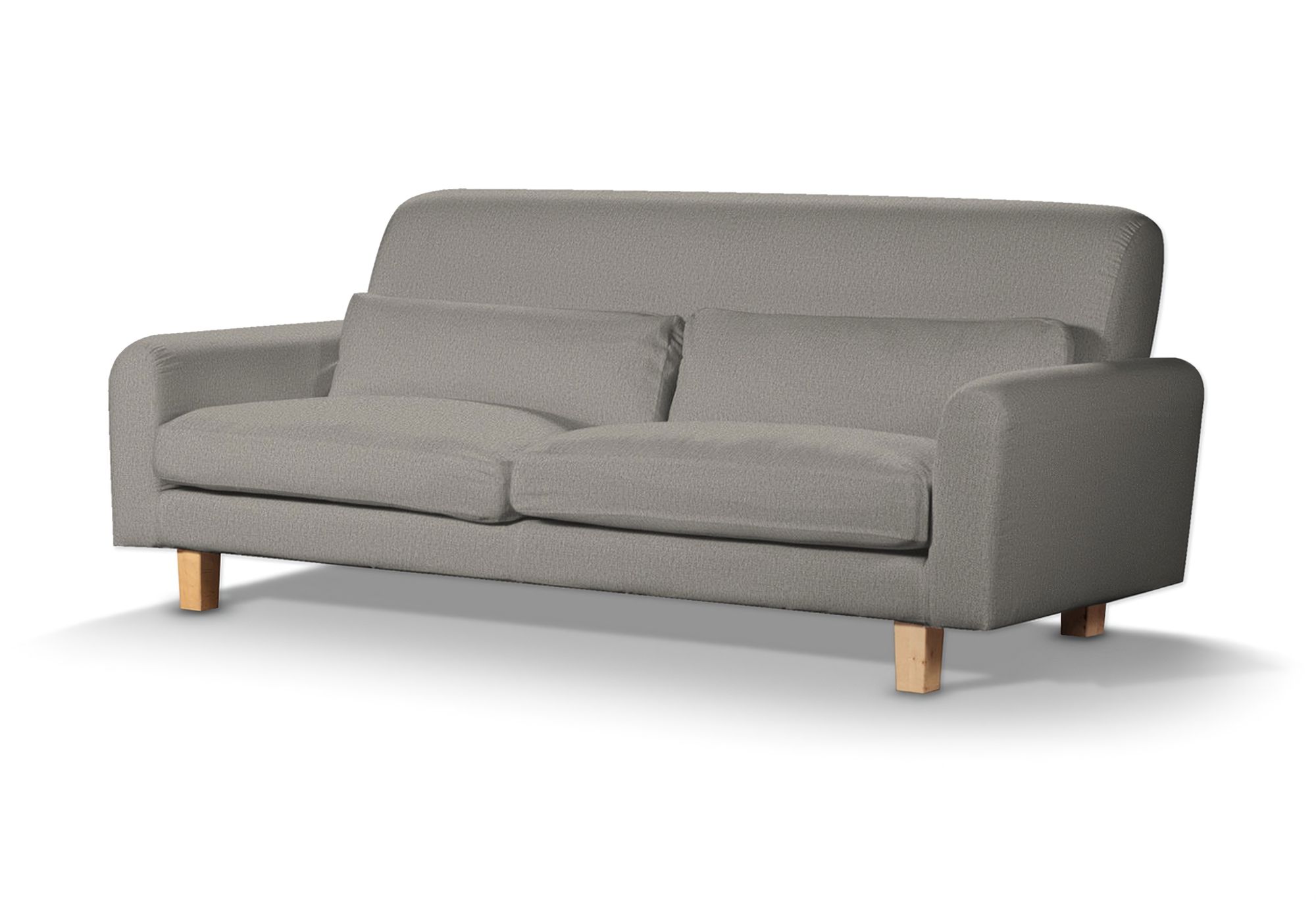 Nikkala sofa cover colour grey fabric structured