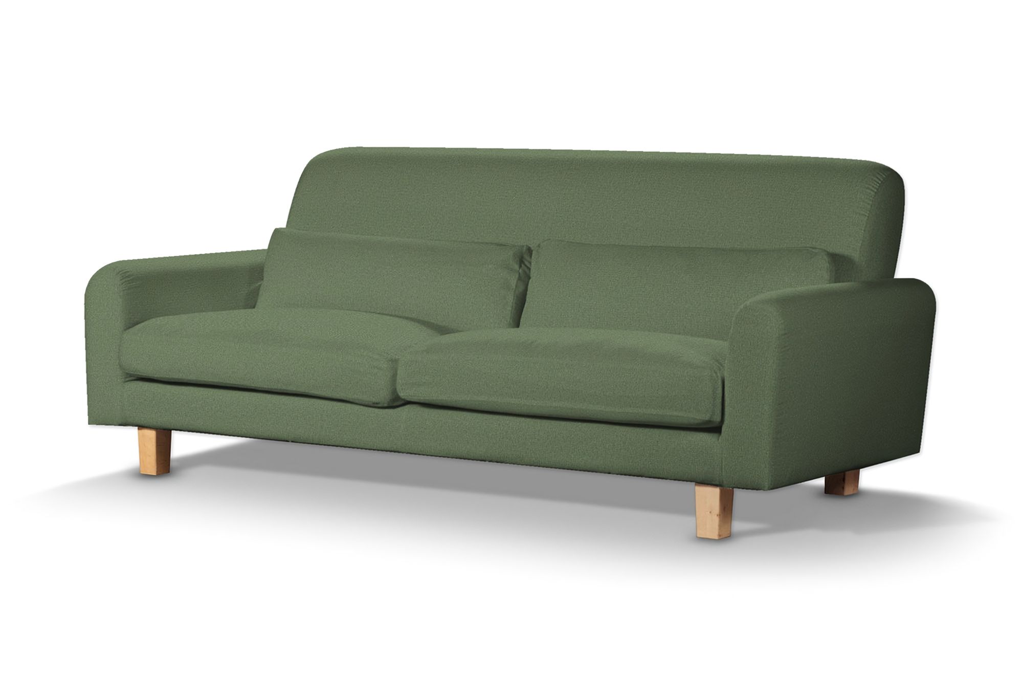 Nikkala sofa cover colour green fabric structured