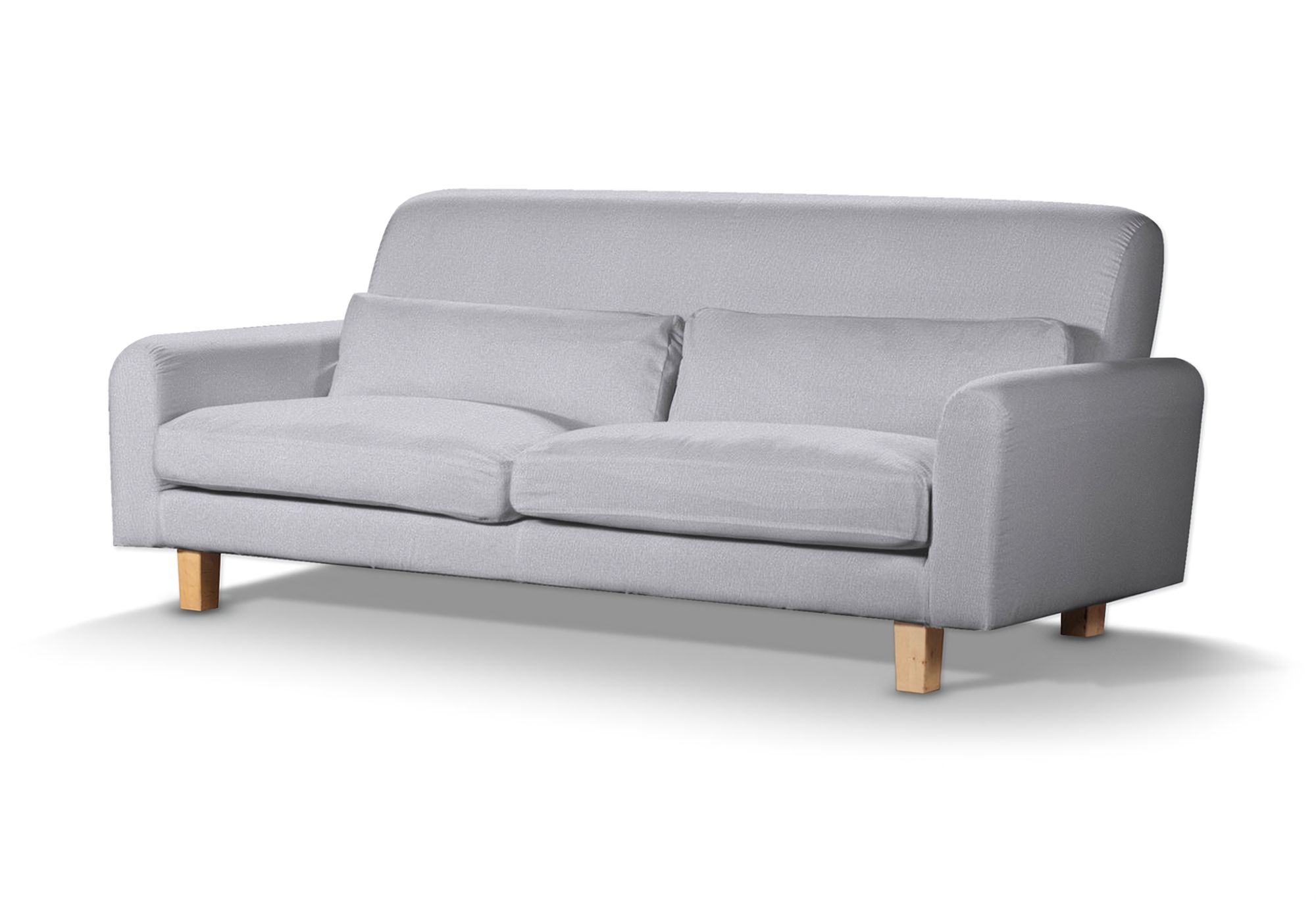 Nikkala sofa cover colour grey fabric structured
