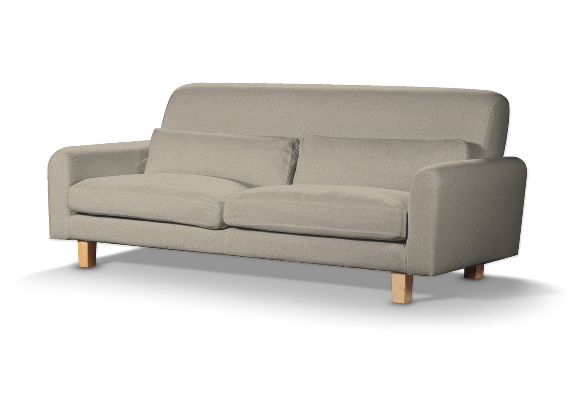 Nikkala sofa cover colour beige fabric structured