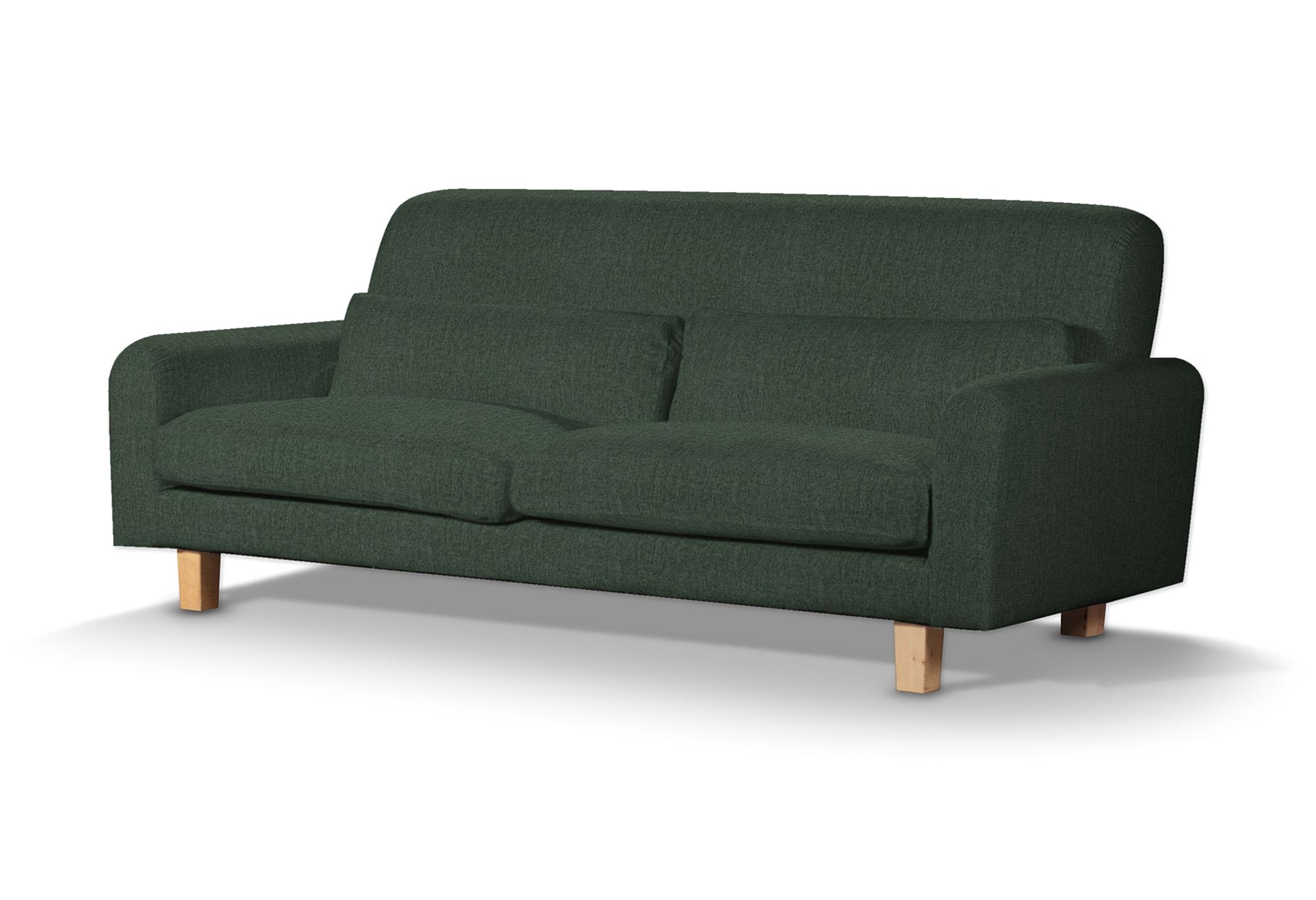 Nikkala sofa cover colour green fabric structured